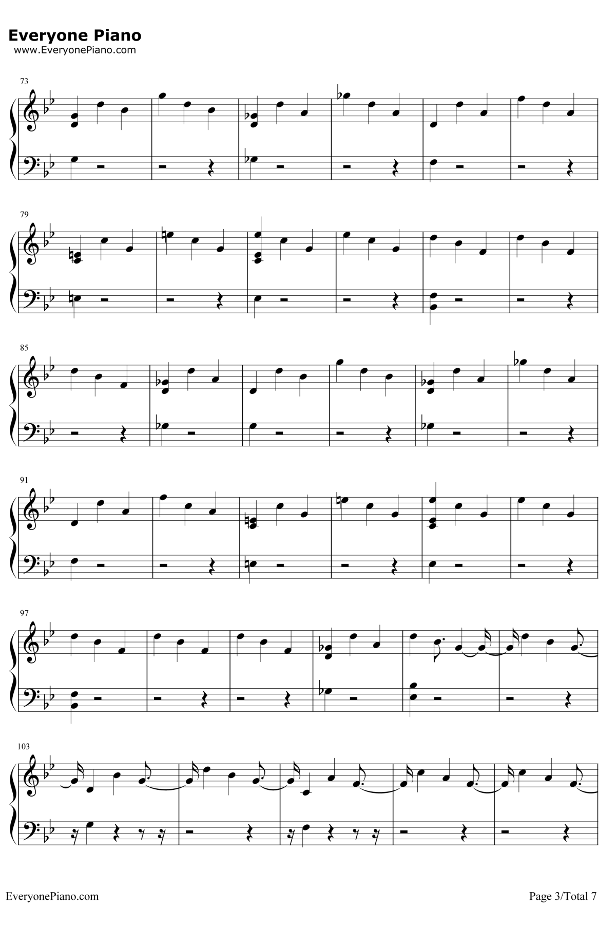 Heaven钢琴谱-Julia Michaels3