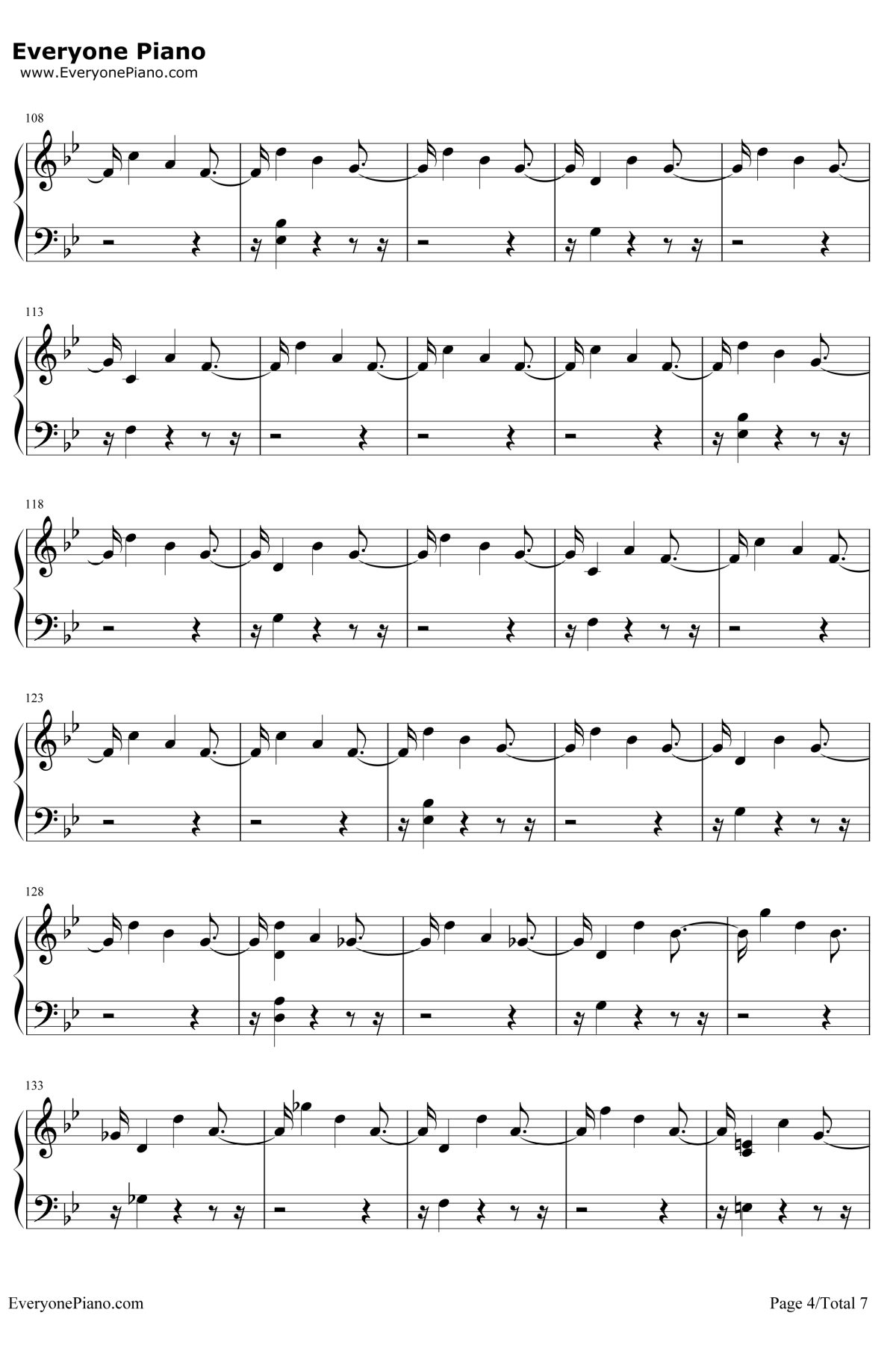 Heaven钢琴谱-Julia Michaels4