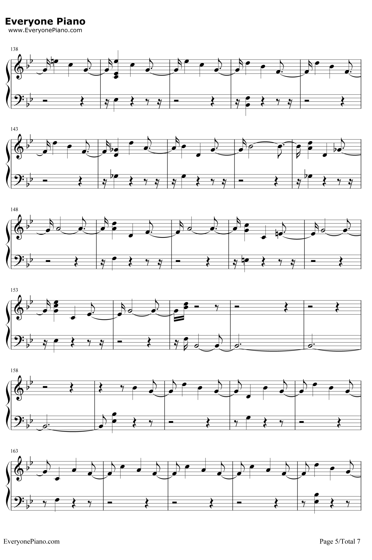 Heaven钢琴谱-Julia Michaels5