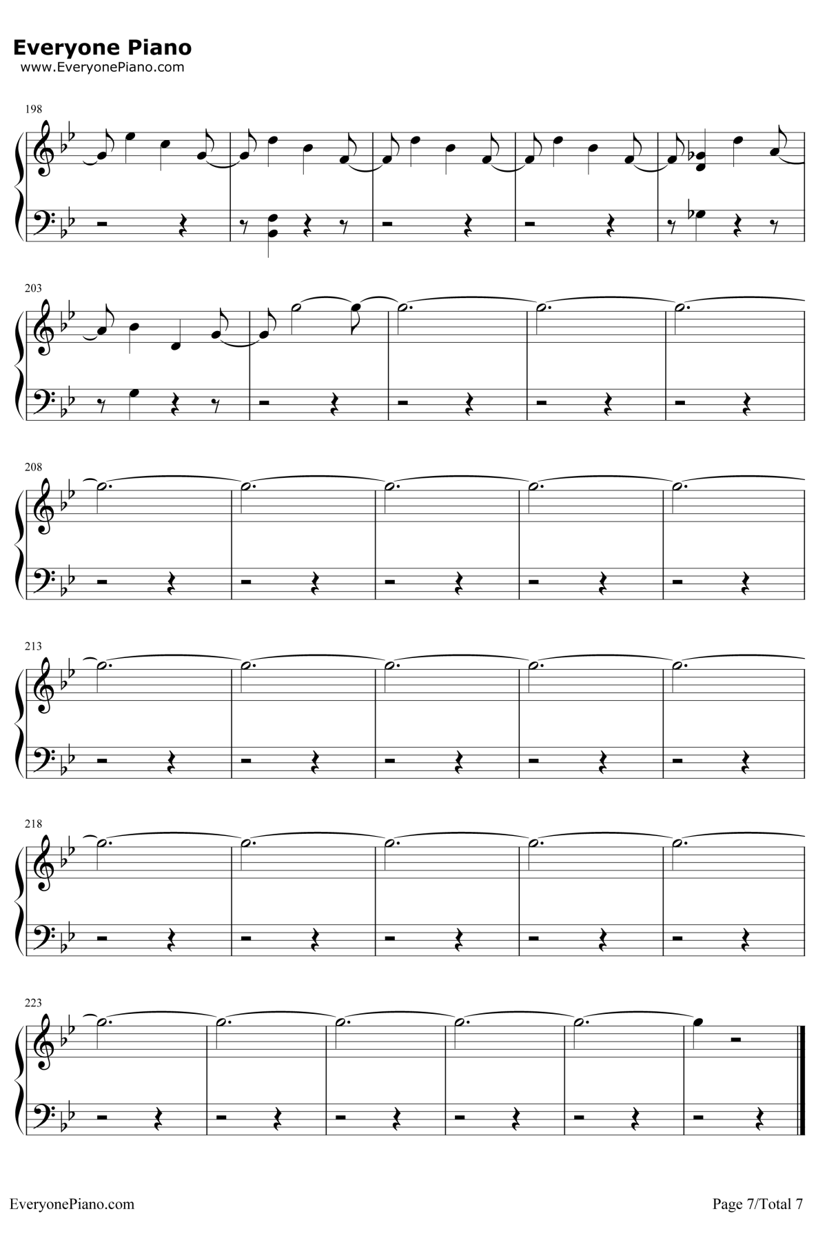 Heaven钢琴谱-Julia Michaels7