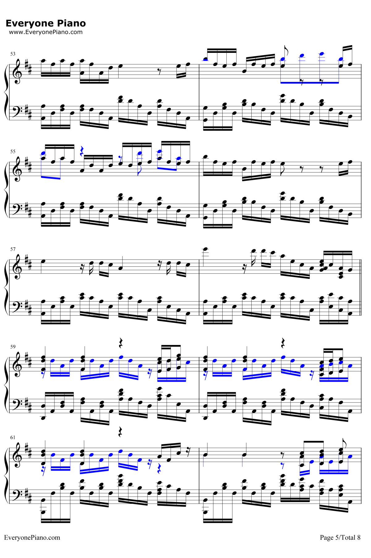 和兰花一起钢琴谱-Yanni/雅尼5