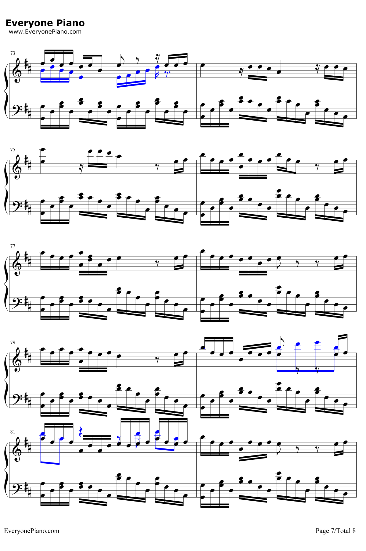 和兰花一起钢琴谱-Yanni/雅尼7