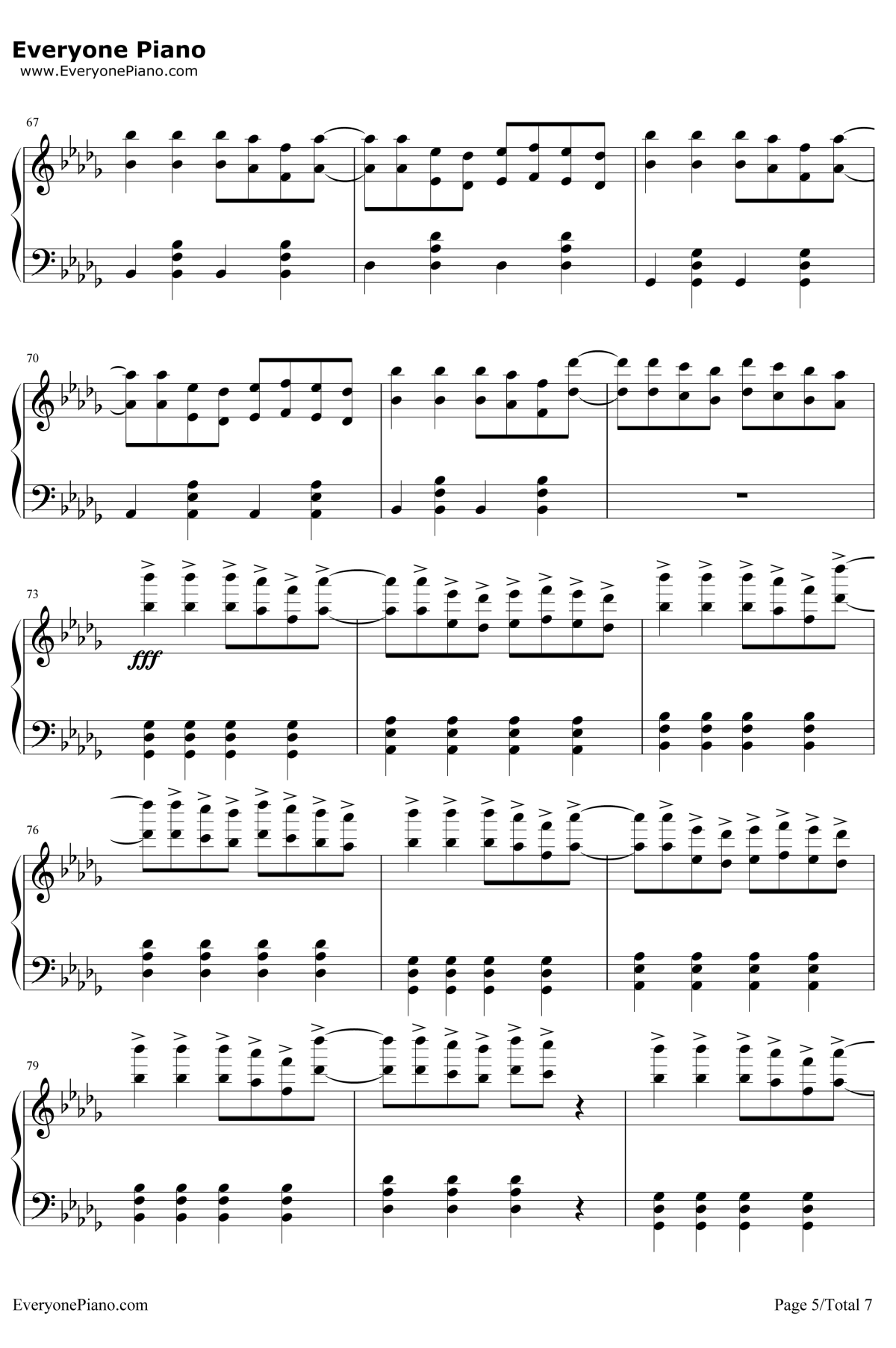 Horizon 钢琴谱-Janji5