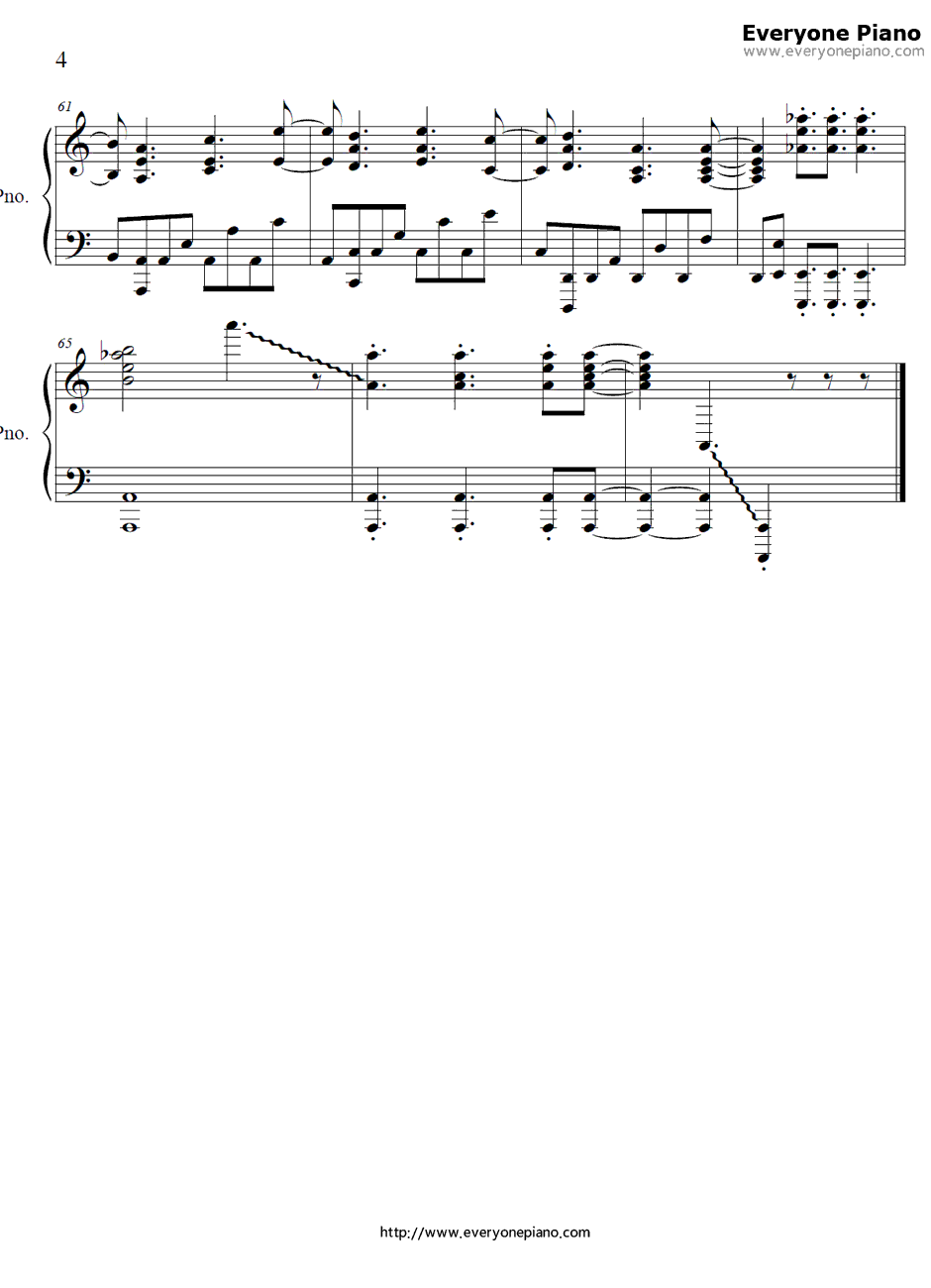 月の大きさ钢琴谱-乃木坂46-火影忍者疾风传OP144