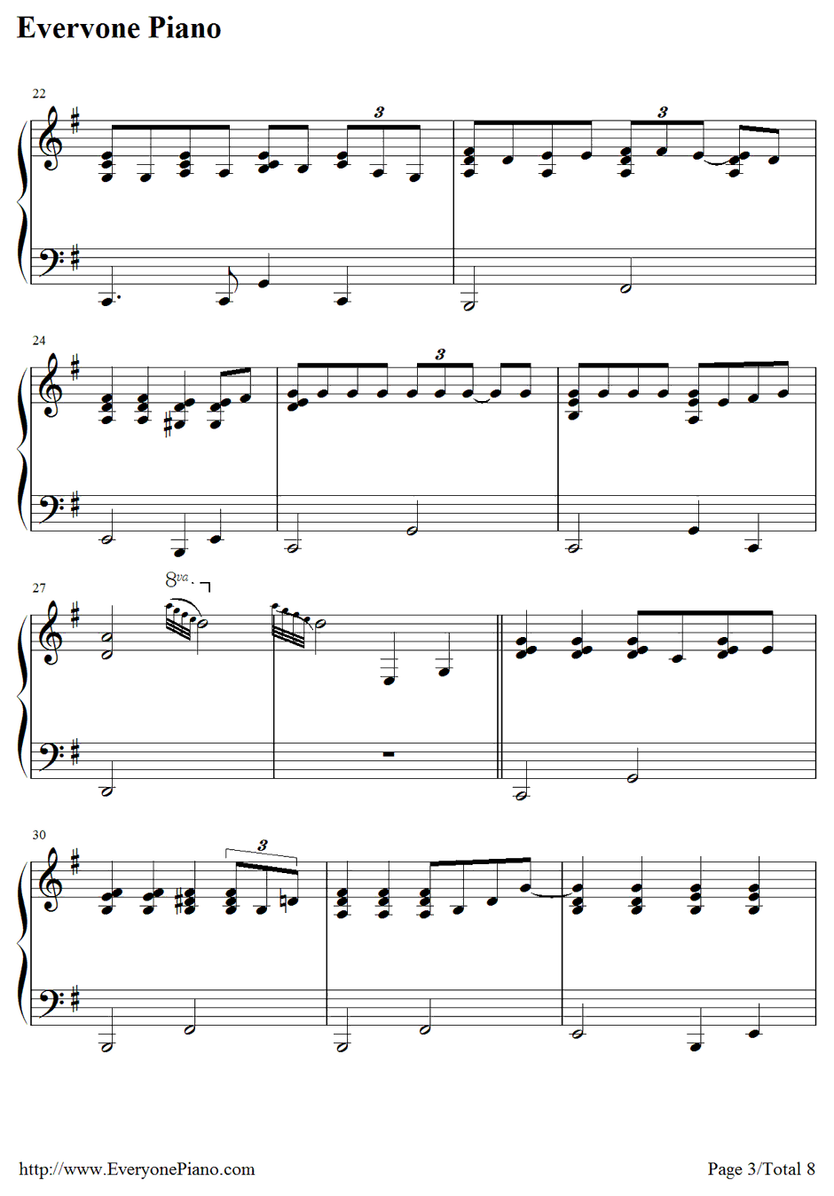 Close To You钢琴谱-TheCarpenters3