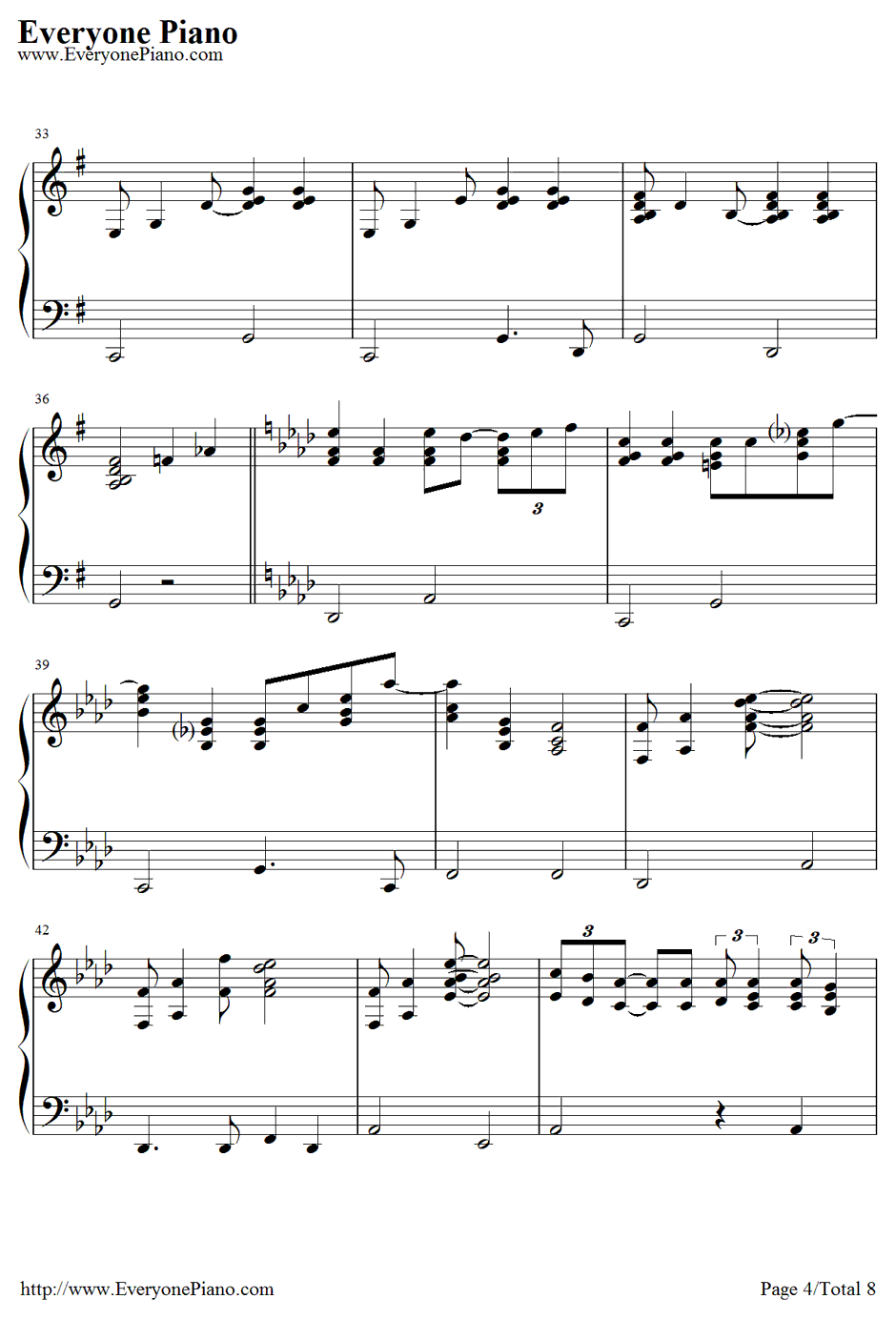 Close To You钢琴谱-TheCarpenters4