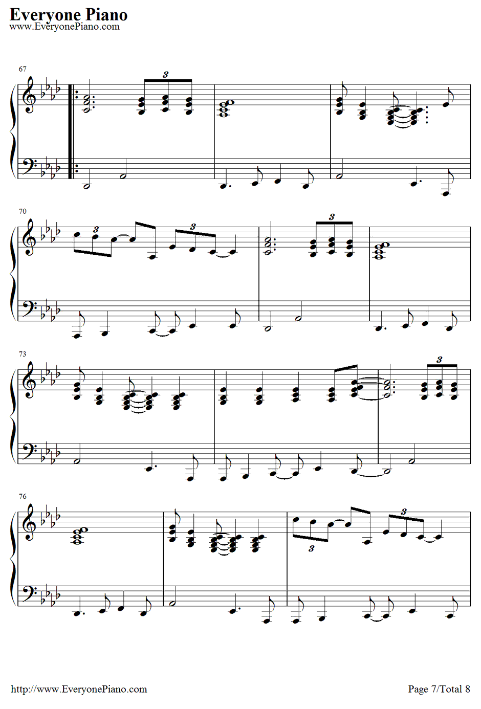 Close To You钢琴谱-TheCarpenters7