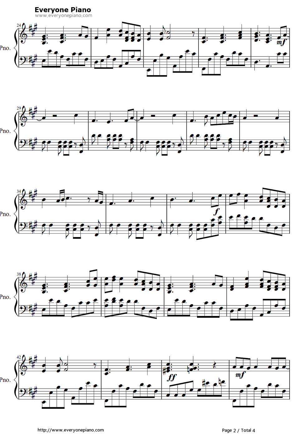 I Want It That Way钢琴谱-BackstreetBoys后街男孩2