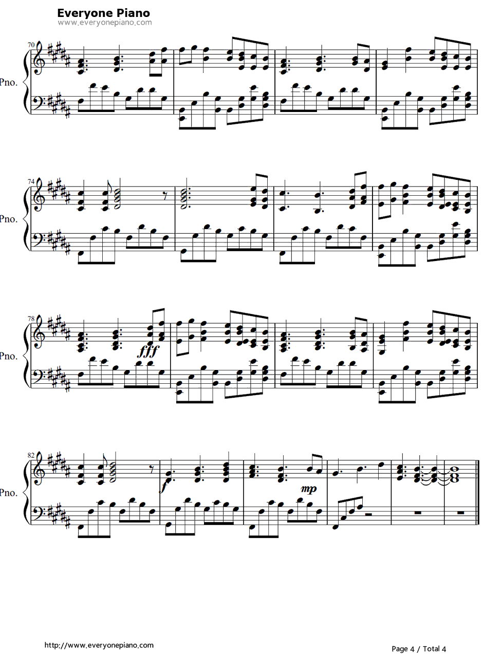 I Want It That Way钢琴谱-BackstreetBoys后街男孩4