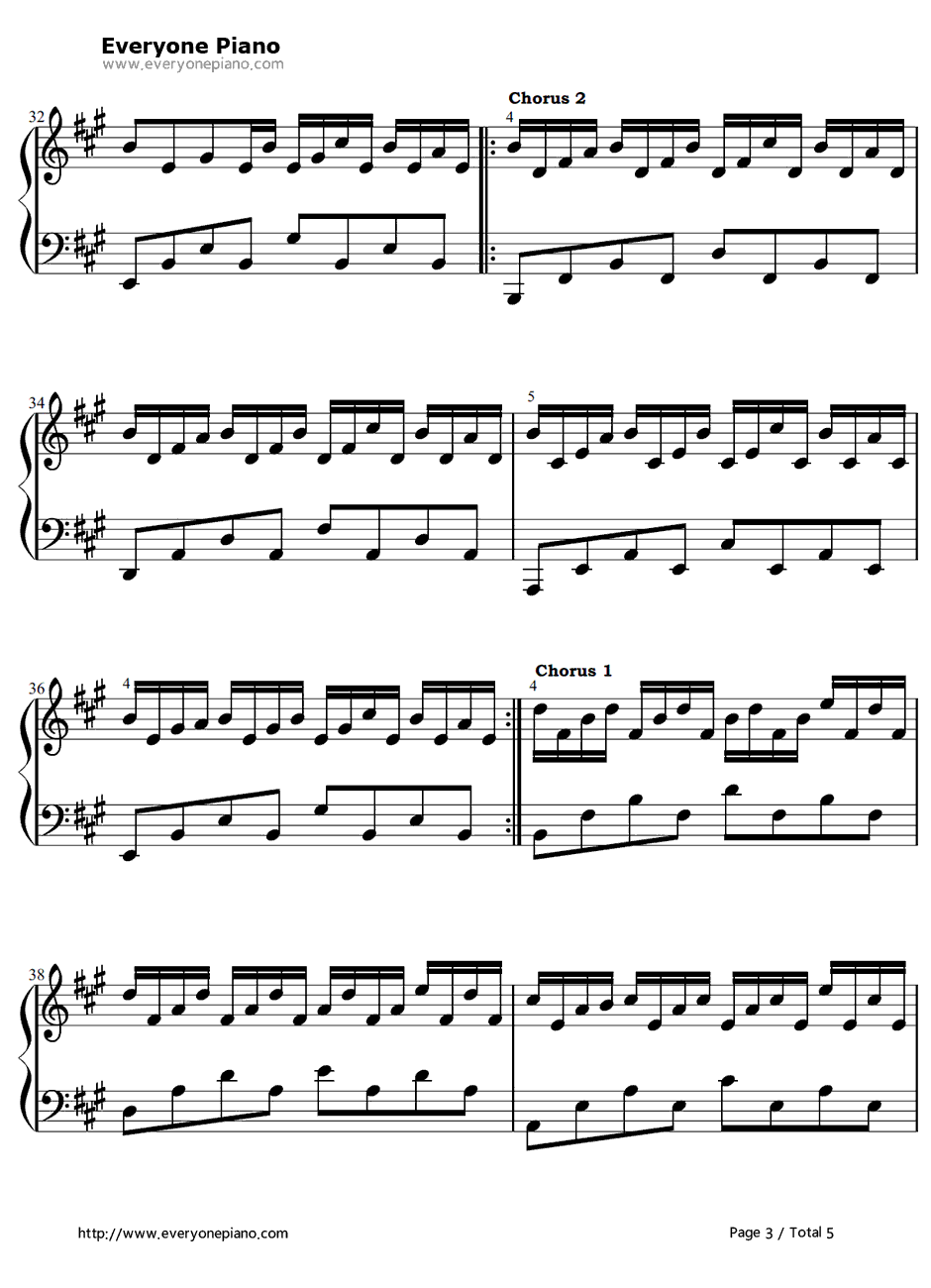 Get Lucky钢琴谱-DaftPunk3