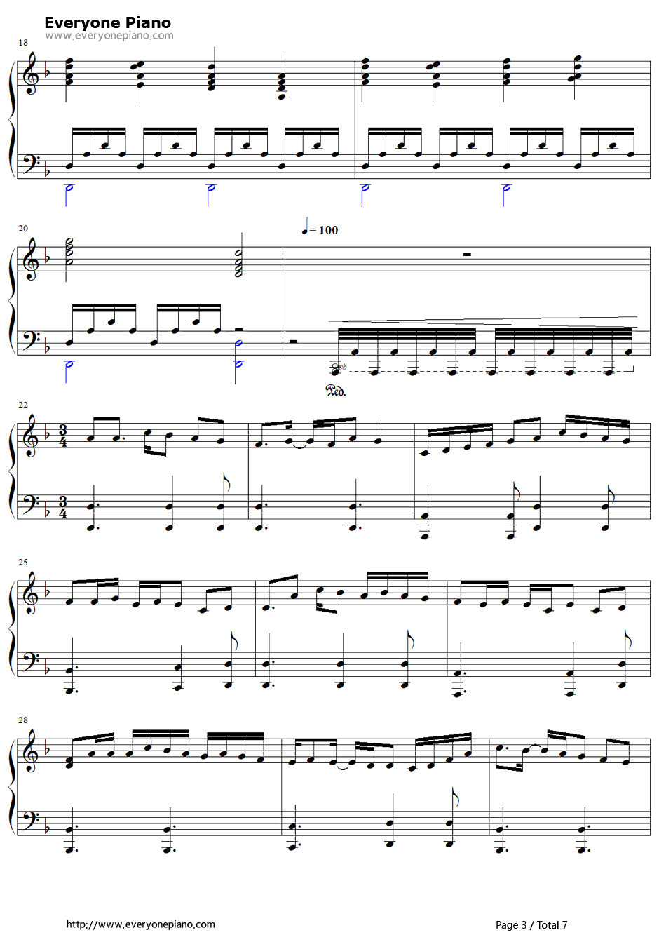 Red Like Roses钢琴谱-CaseyLeeWilliams-RWBY主题曲3