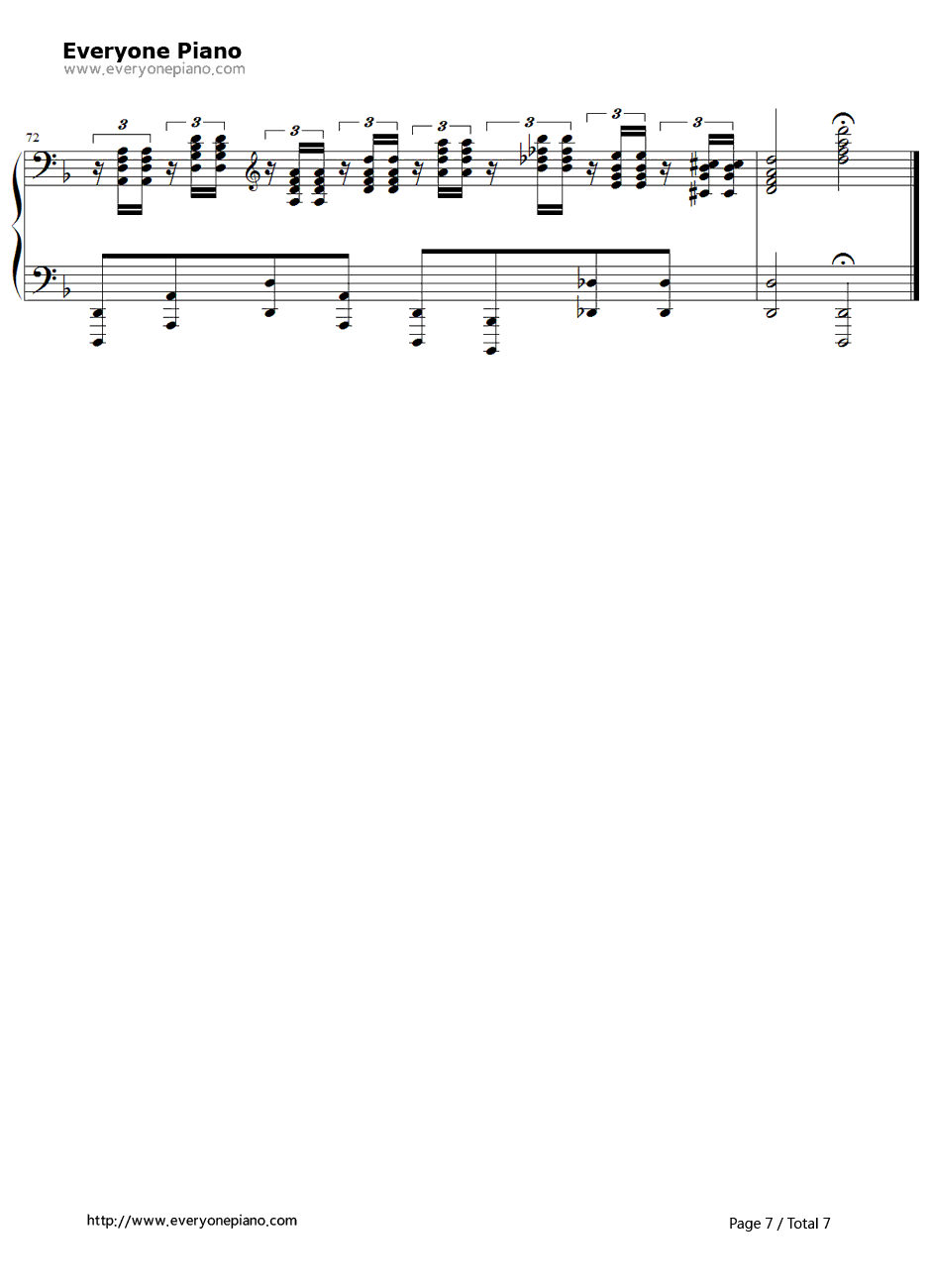 Red Like Roses钢琴谱-CaseyLeeWilliams-RWBY主题曲7