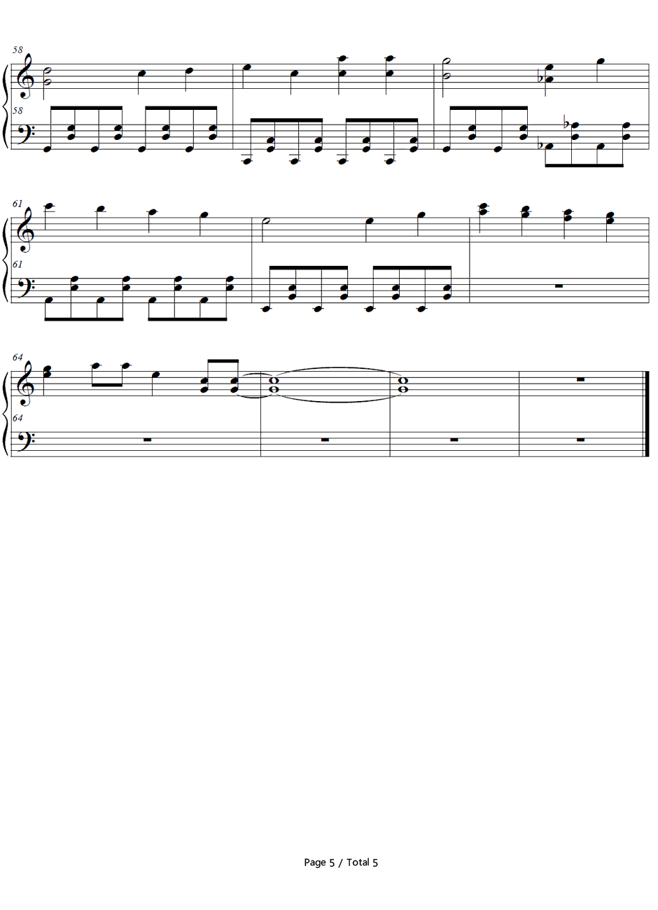 指望远镜钢琴谱-乃木坂46-天方魔谭MAGIED5