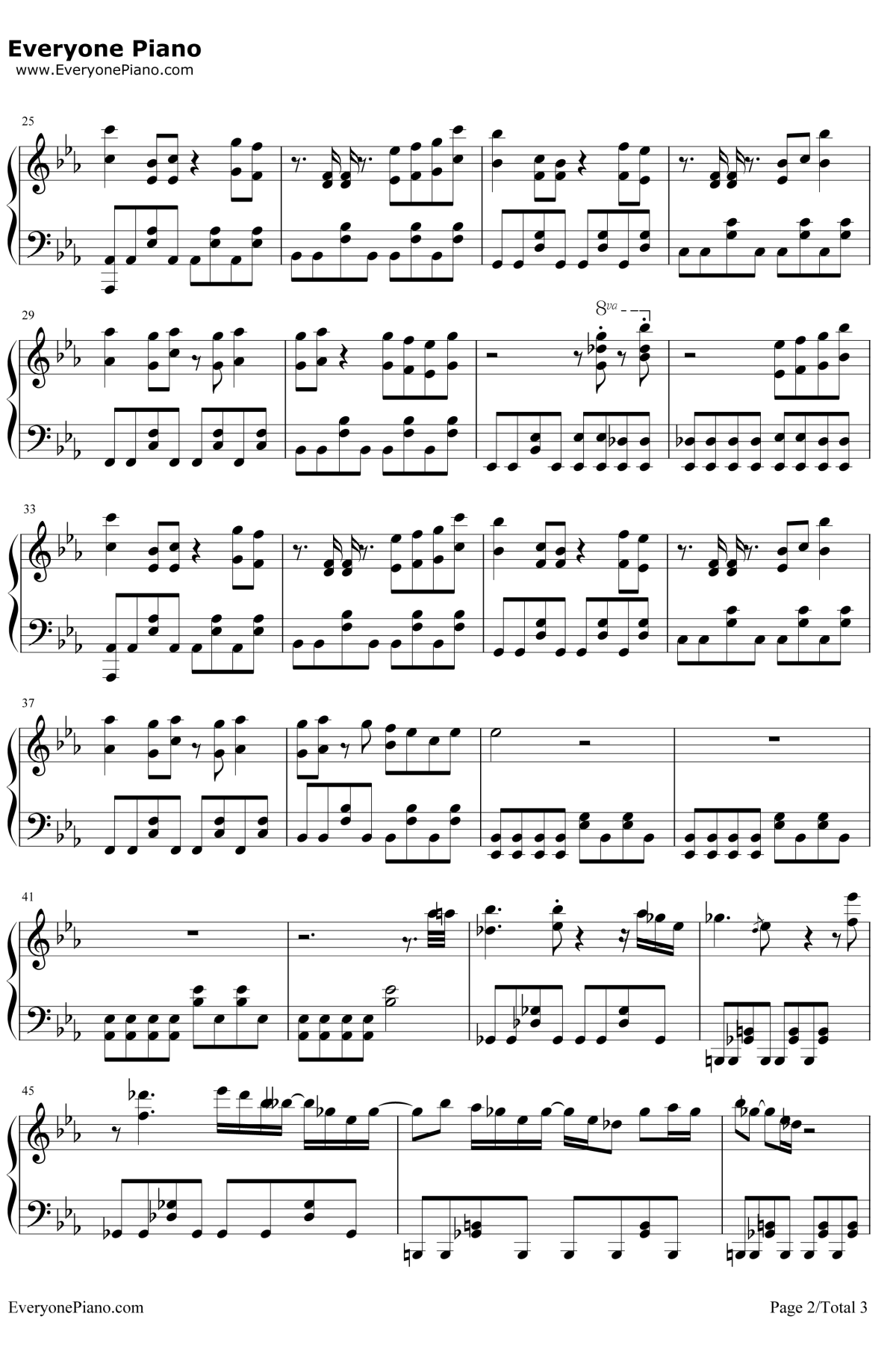 远走高飞钢琴谱-金志文2