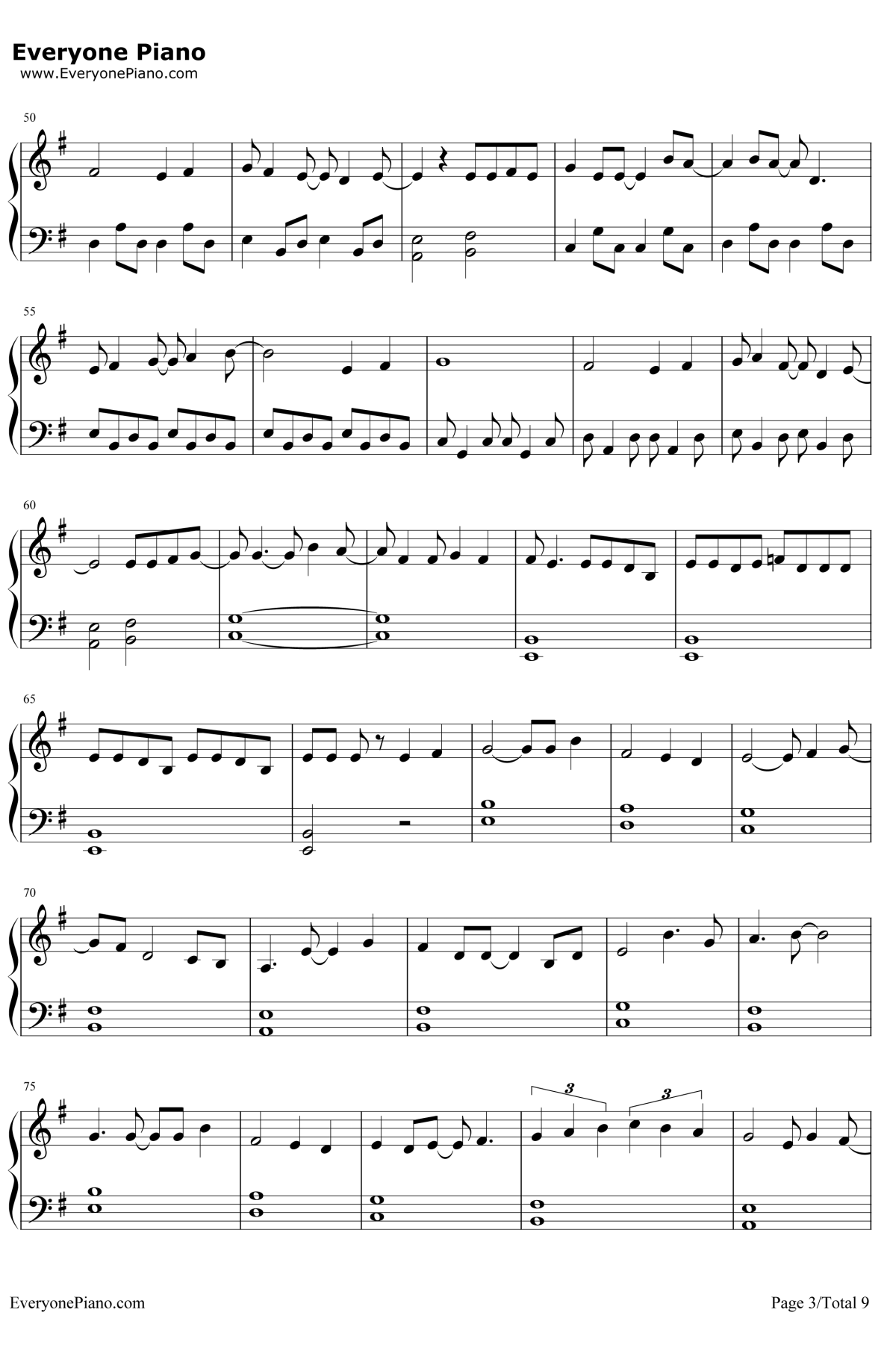 嘆きのリフレイン钢琴谱-末廣優里3