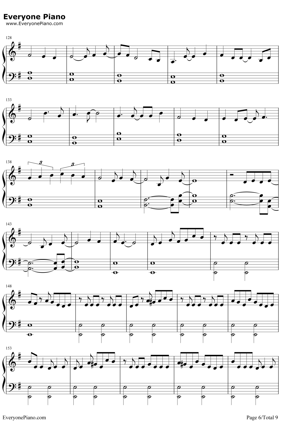 嘆きのリフレイン钢琴谱-末廣優里6