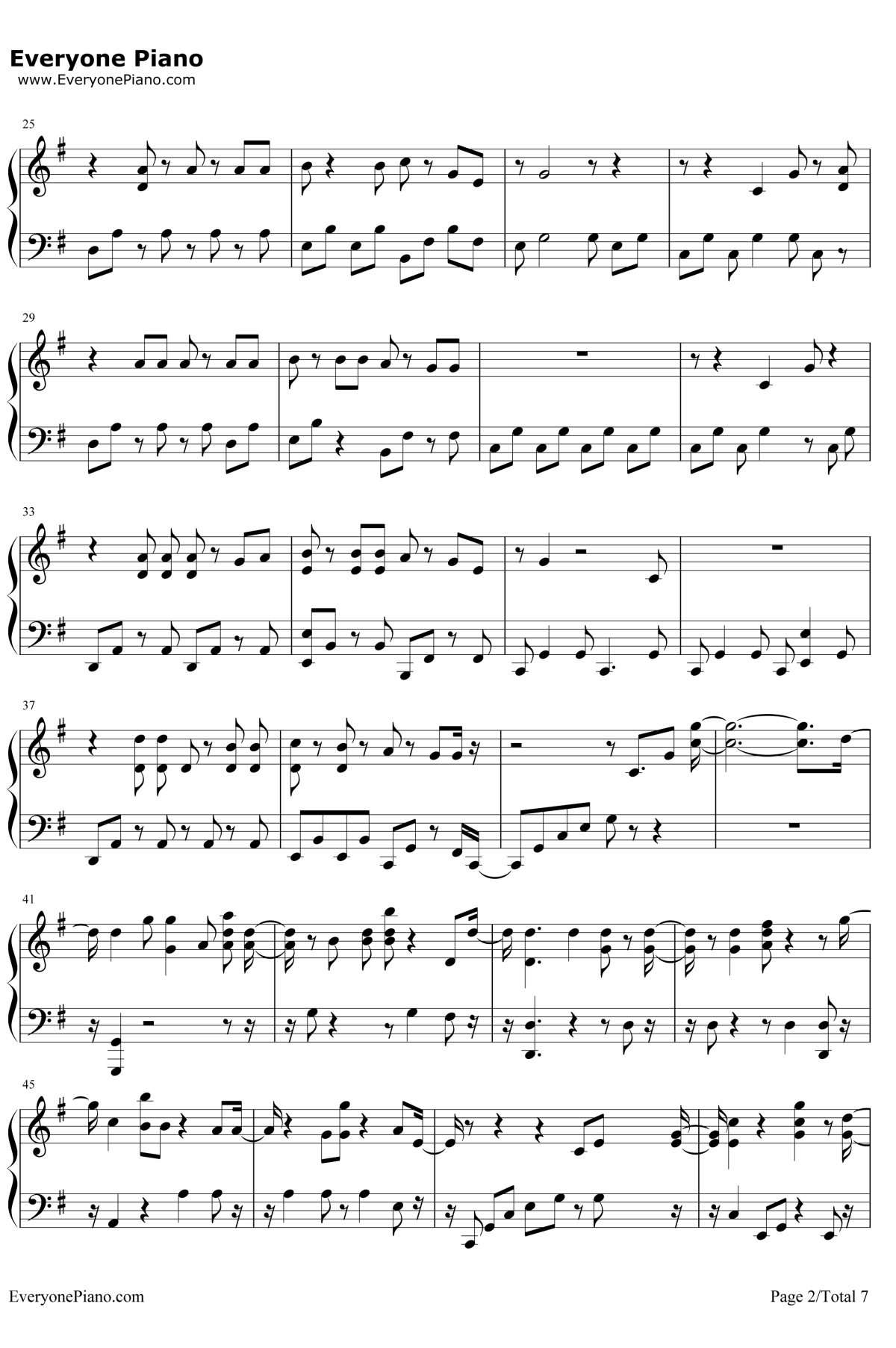 A Million Dreams钢琴谱-Pasek and Paul2