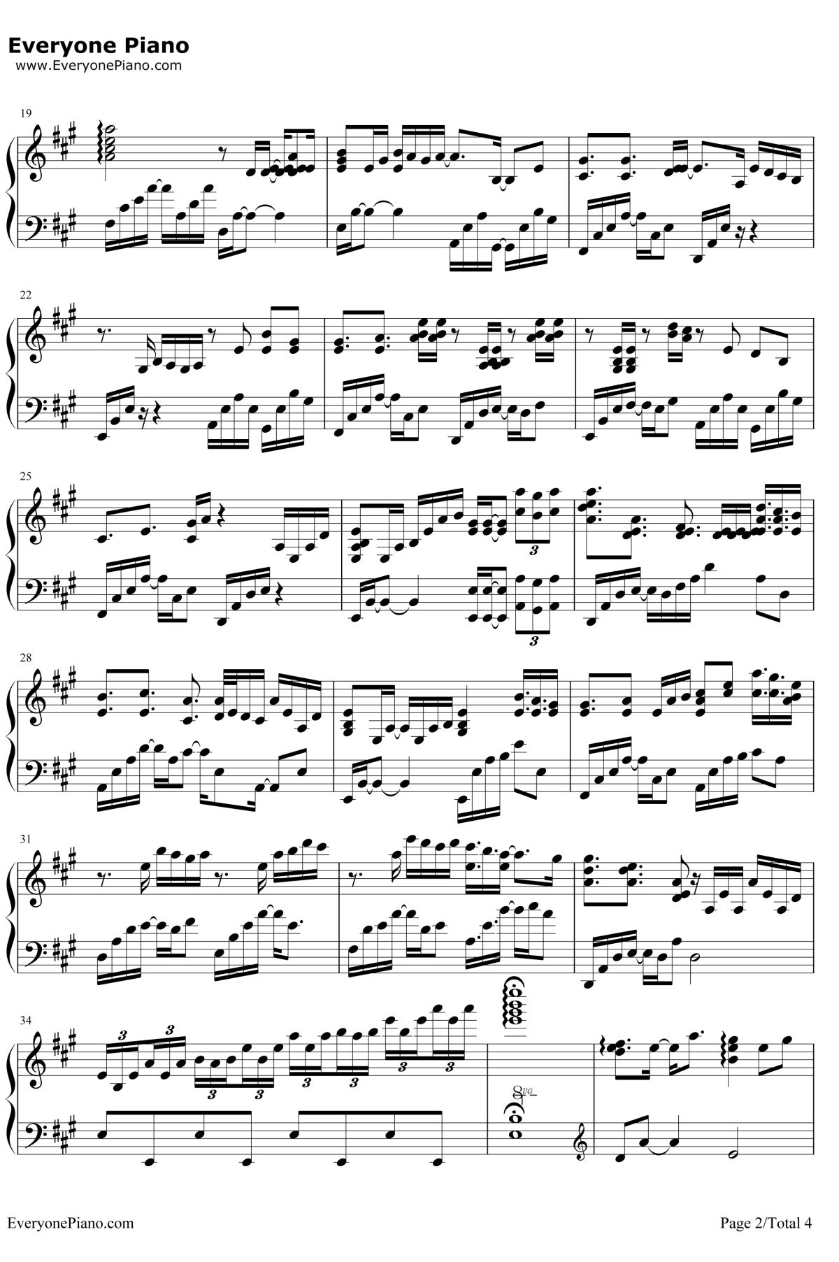 只为与你相见钢琴谱-赵忠楠2