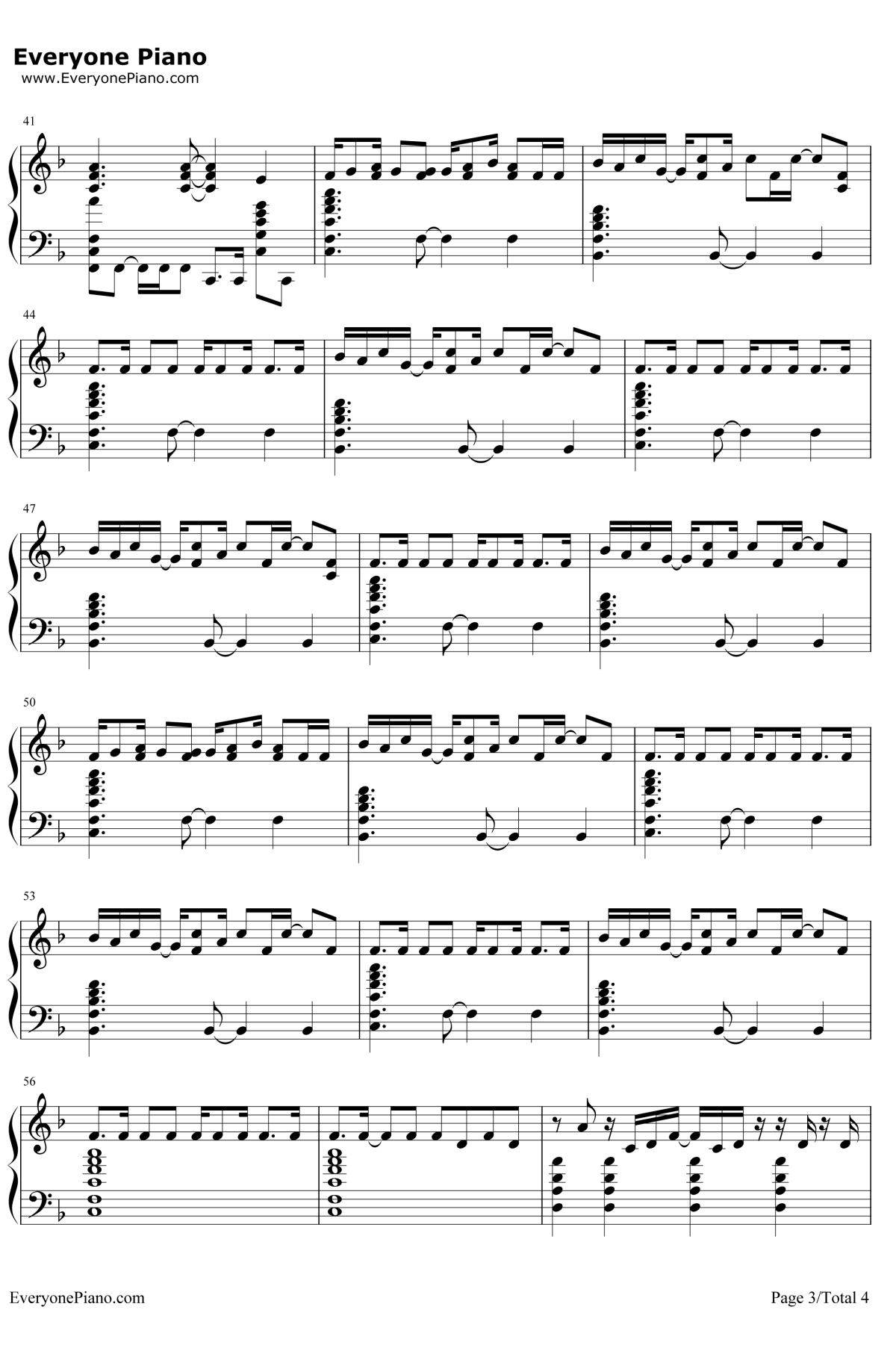 Seve钢琴谱-Tez Cadey3