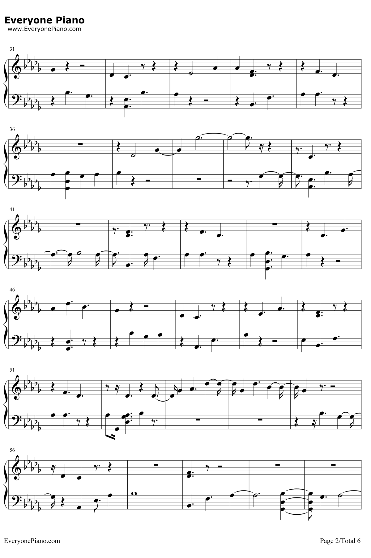 My My My钢琴谱-Troye Sivan2