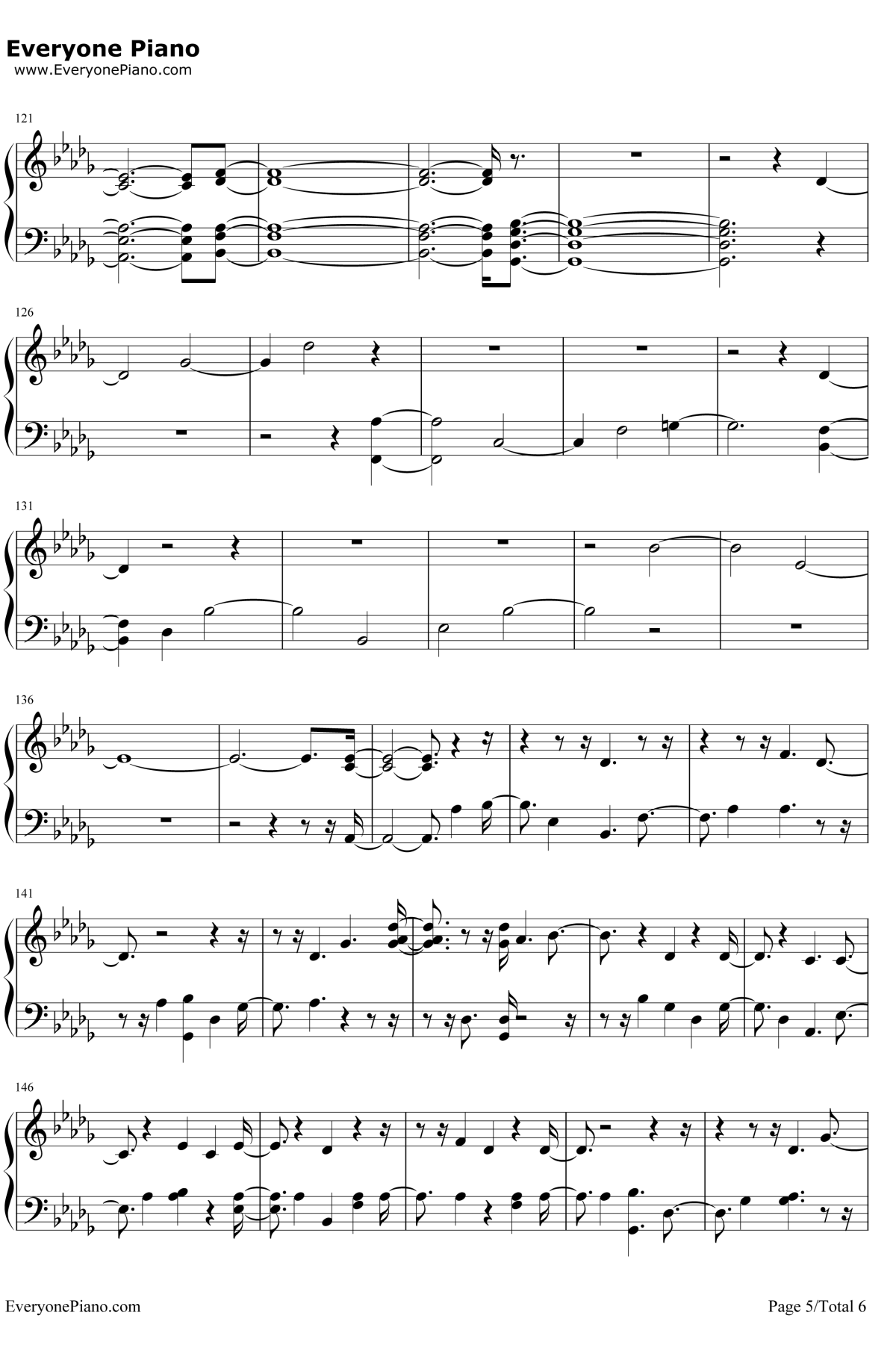 My My My钢琴谱-Troye Sivan5