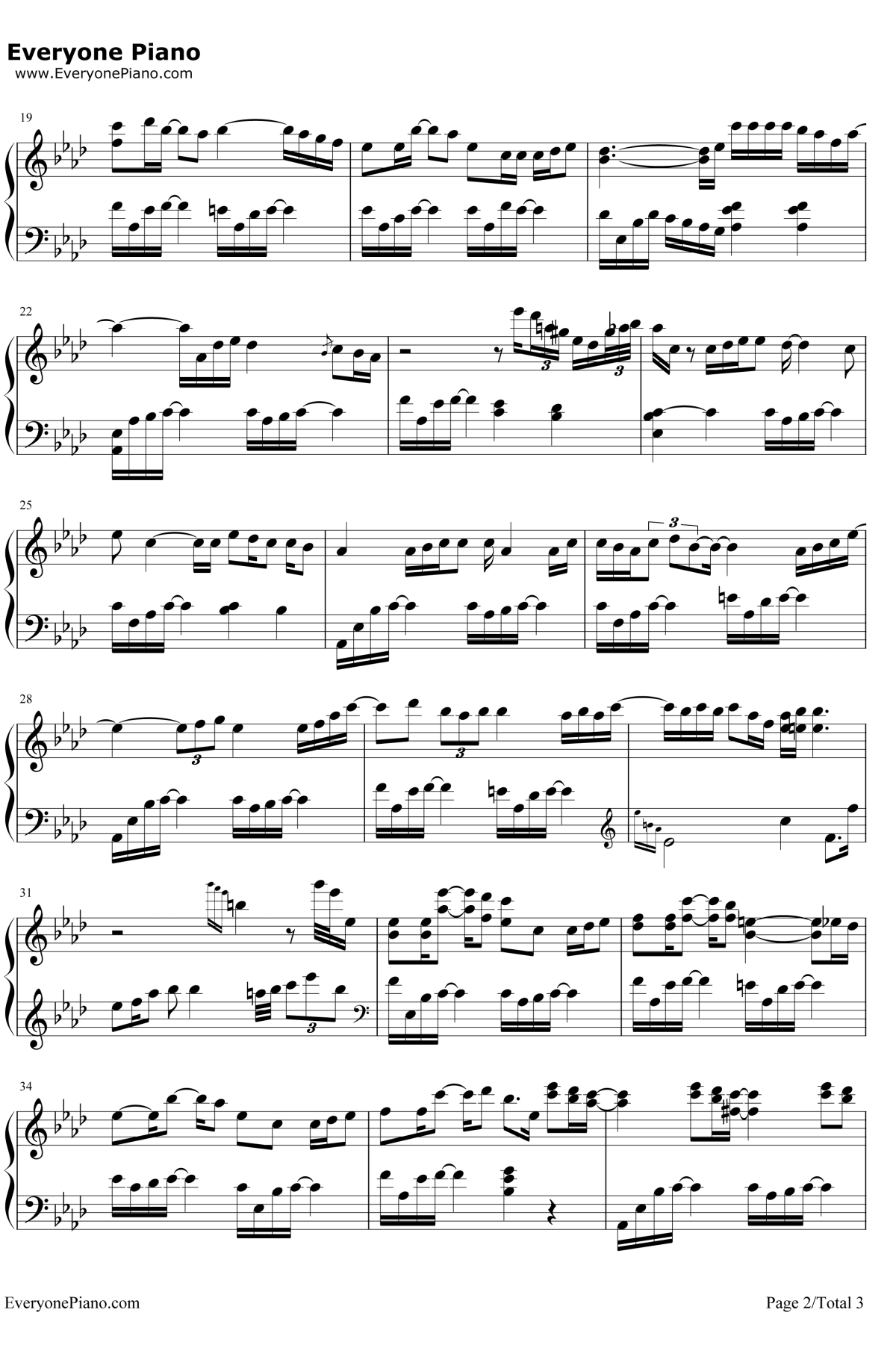 12月24日钢琴谱-IU2