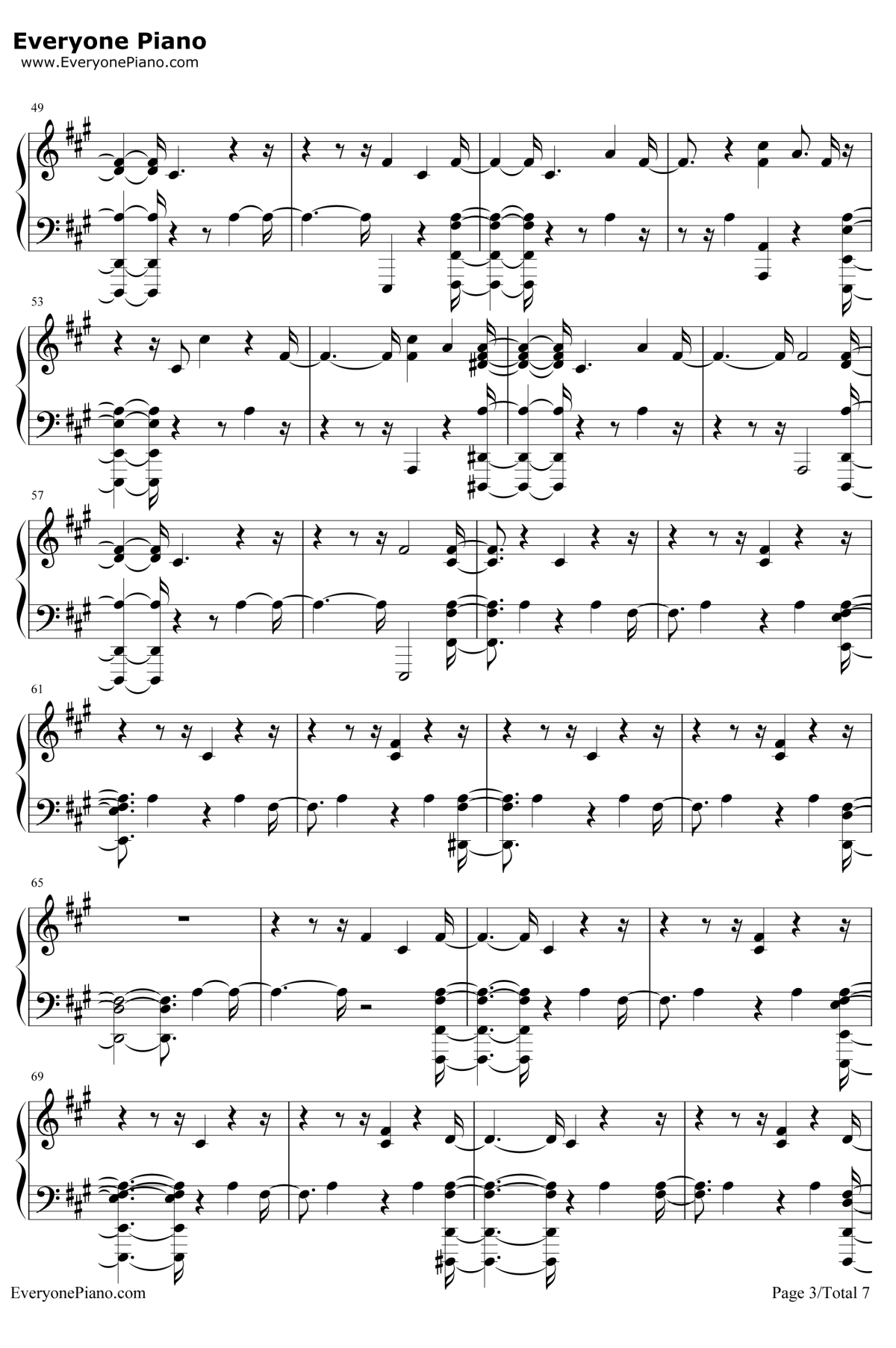 Sober钢琴谱-G-Eazy / Charlie Puth3