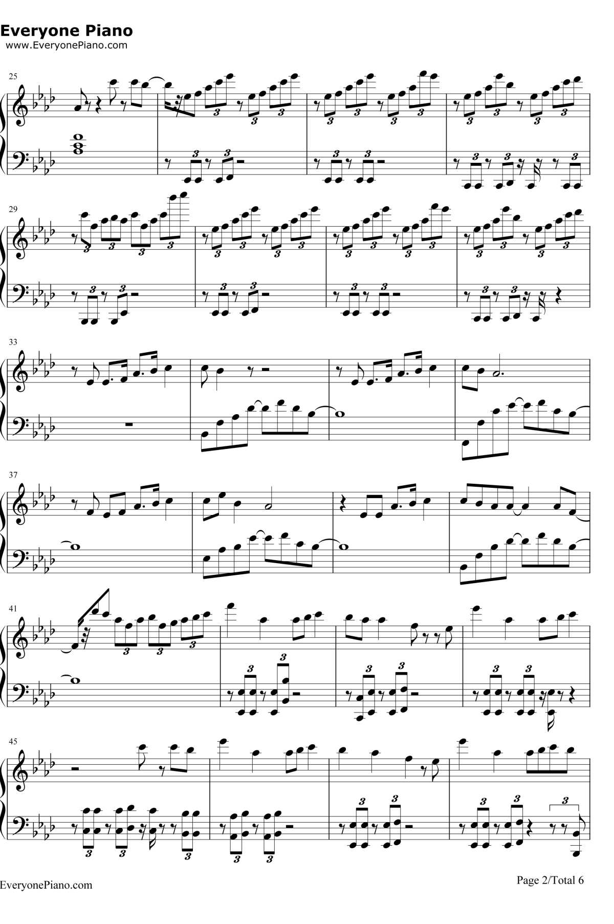 Latch钢琴谱-Disclosure Sam Smith2