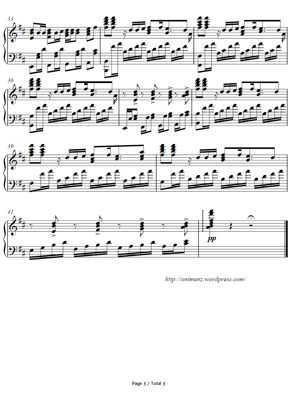 Trust Me钢琴谱-松下优也-无头骑士异闻录ED13