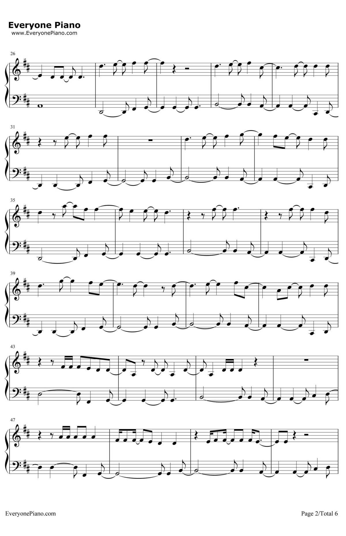 Castle On The Hill钢琴谱-EdSheeran2