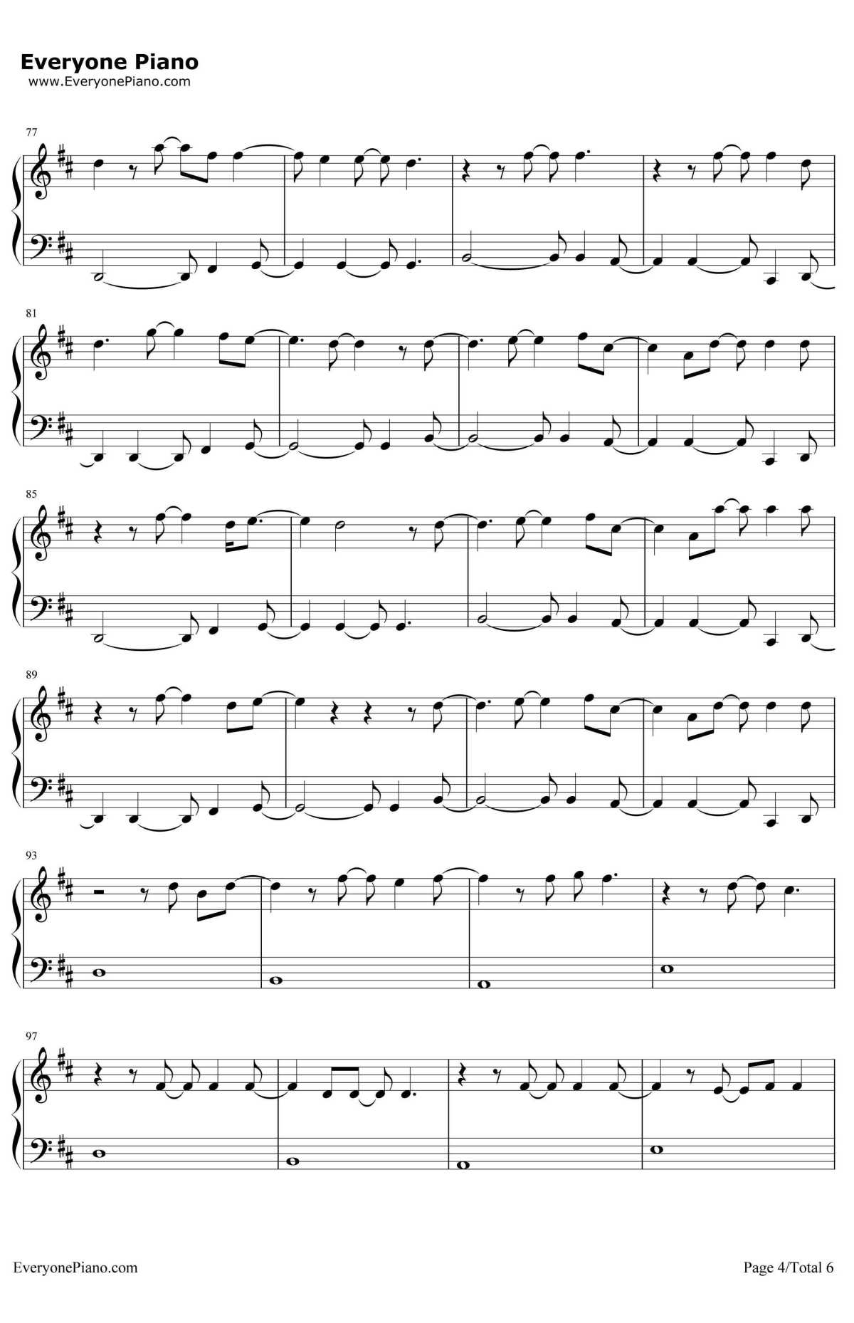 Castle On The Hill钢琴谱-EdSheeran4