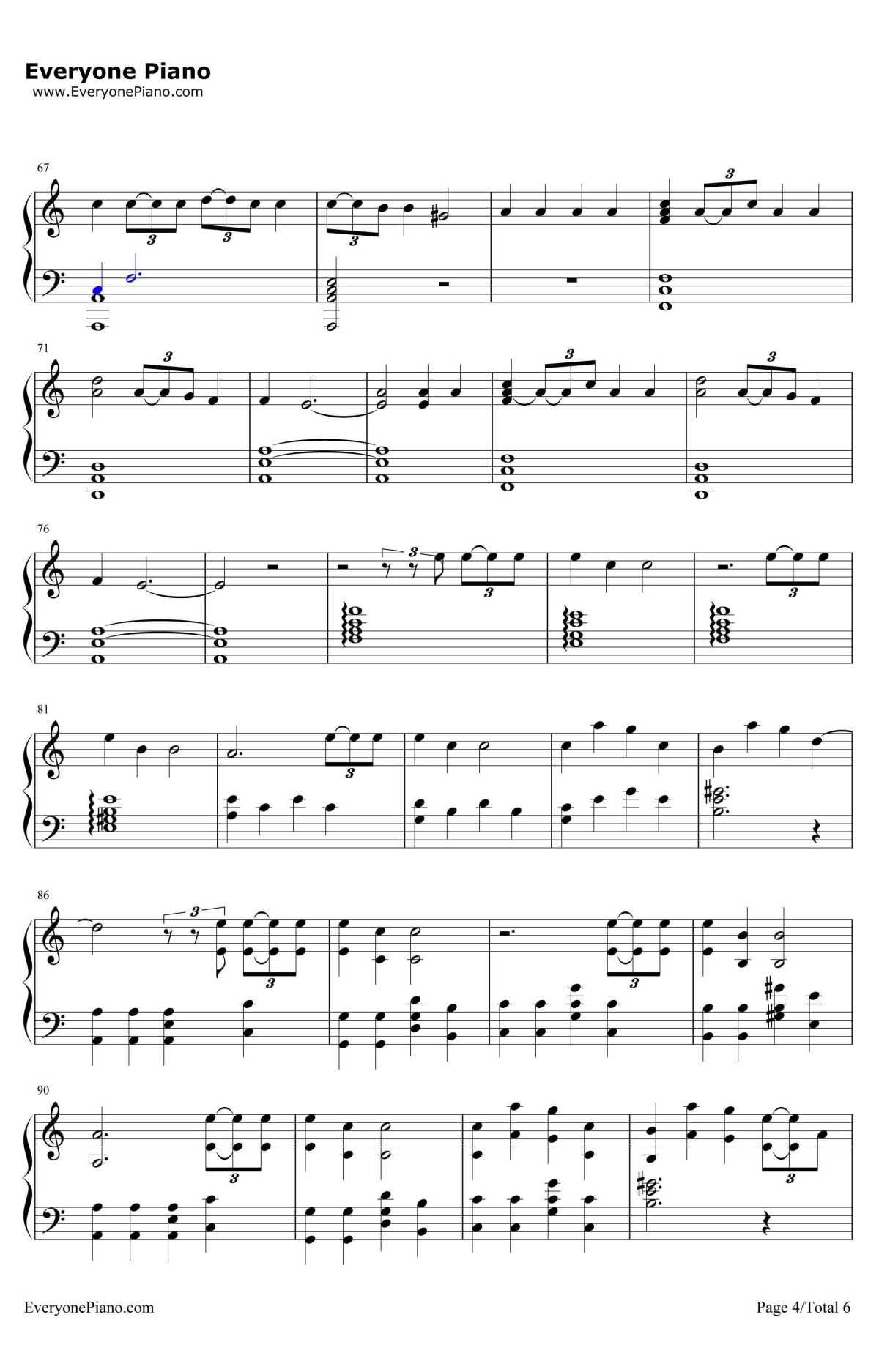 Stressed Out钢琴谱-TwentyOnePilots4