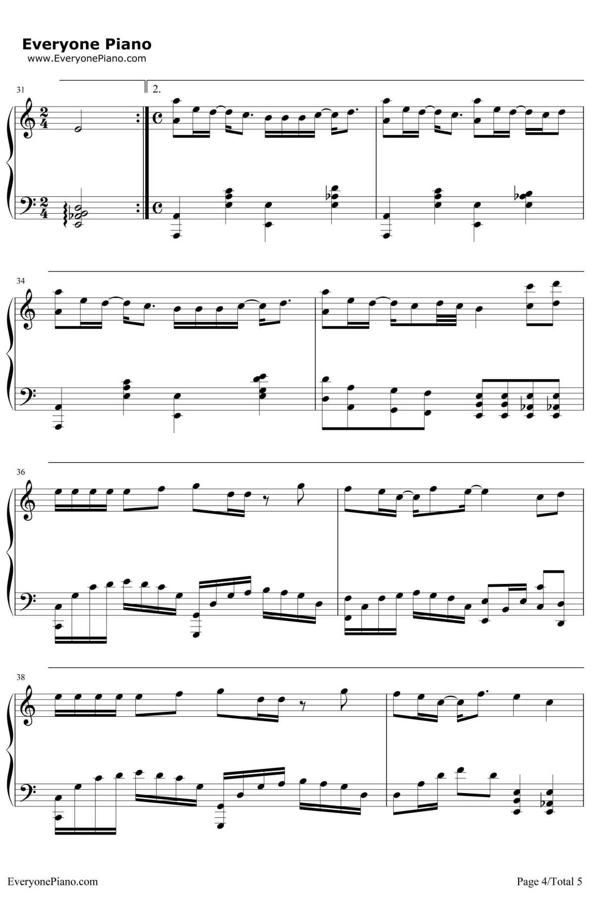 放生钢琴谱--范逸臣4