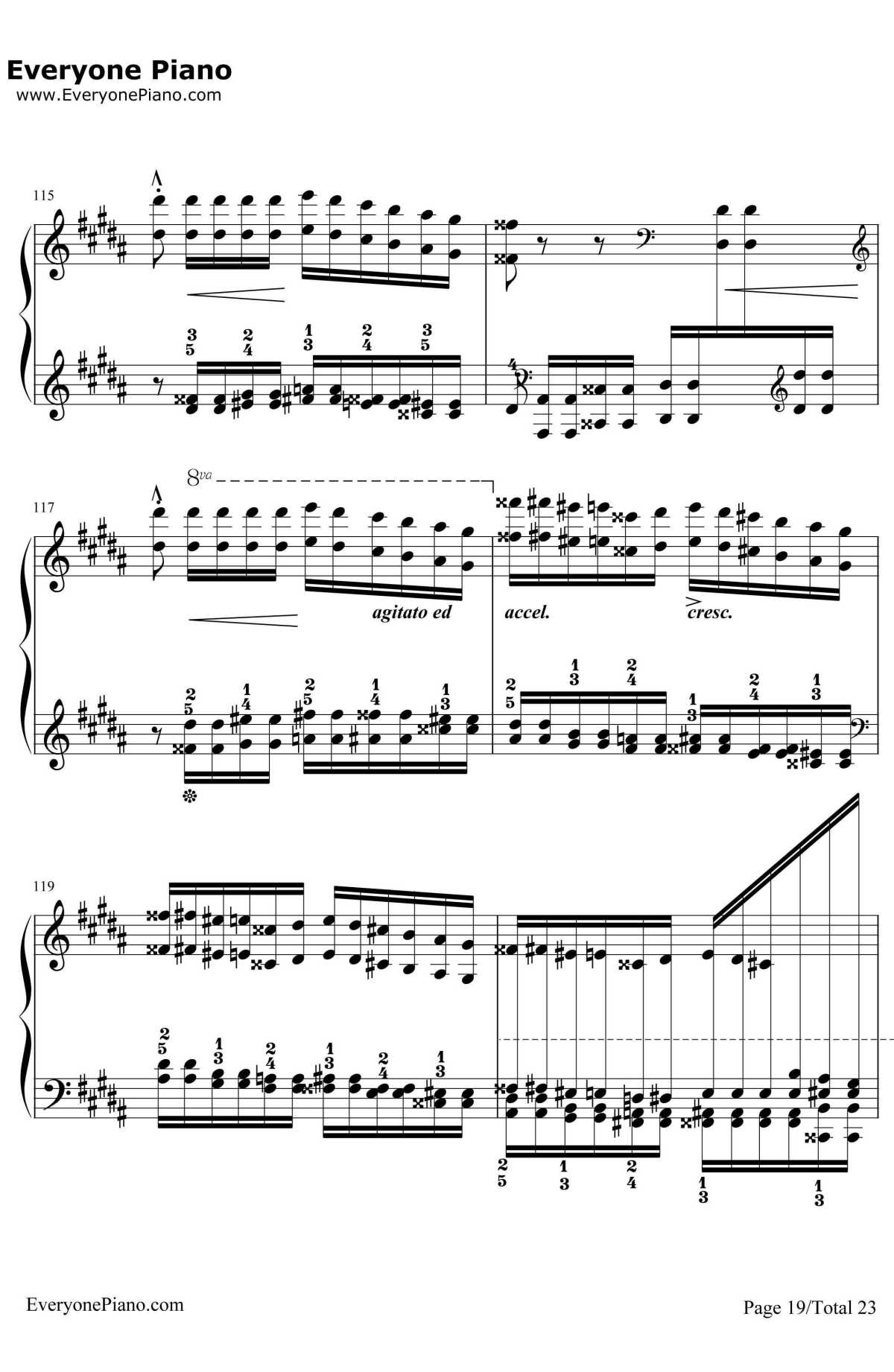 钟钢琴谱--李斯特19