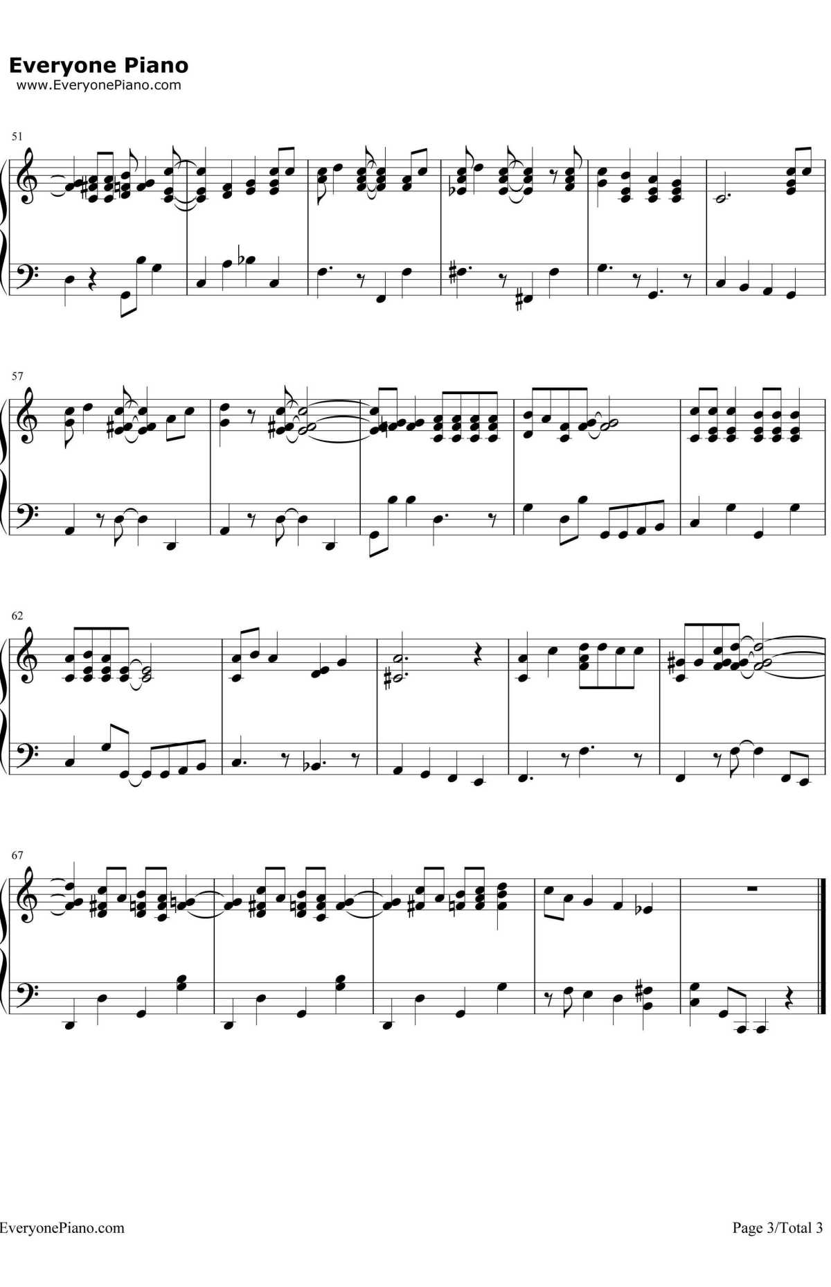 Jingle Bell Rock钢琴谱-BobbyHelms3