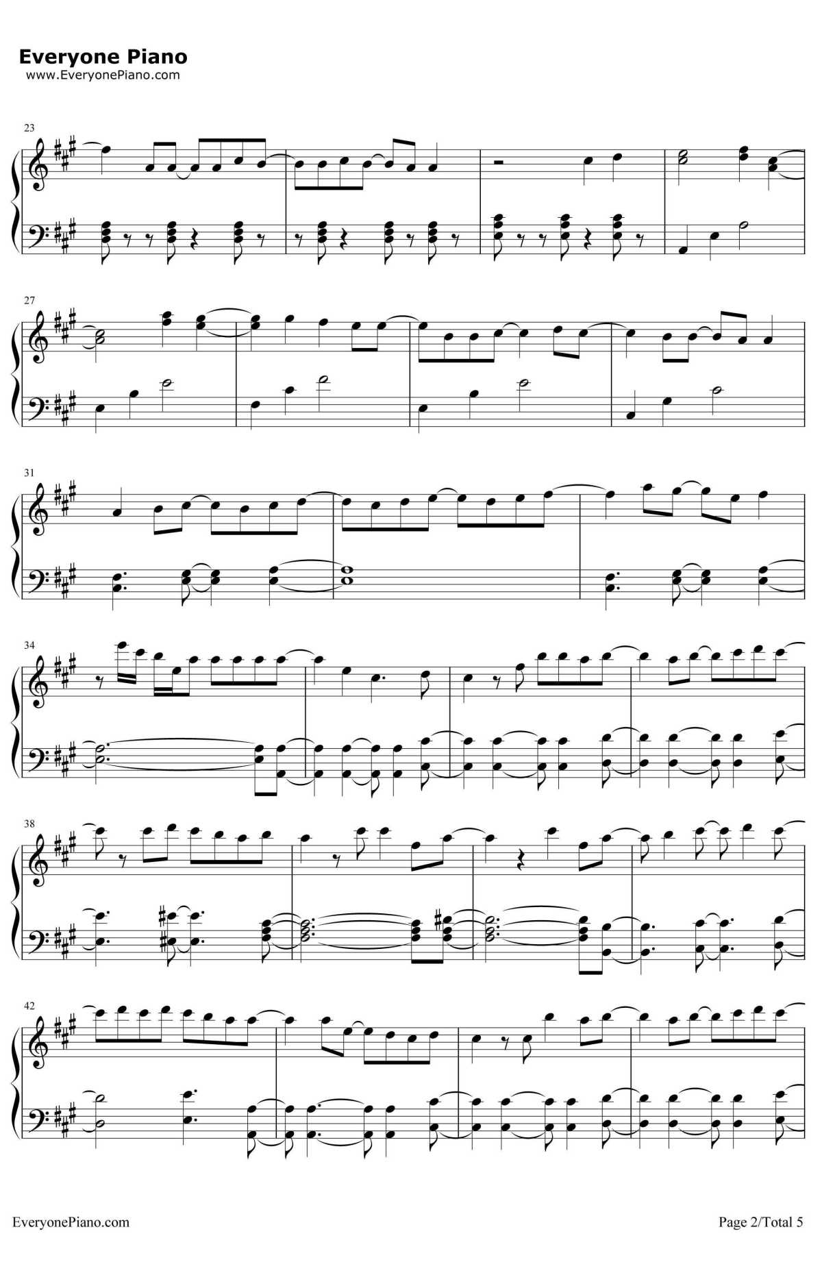 さよならバイスタンダー钢琴谱-YUKI-TV动画《三月的狮子》OP22