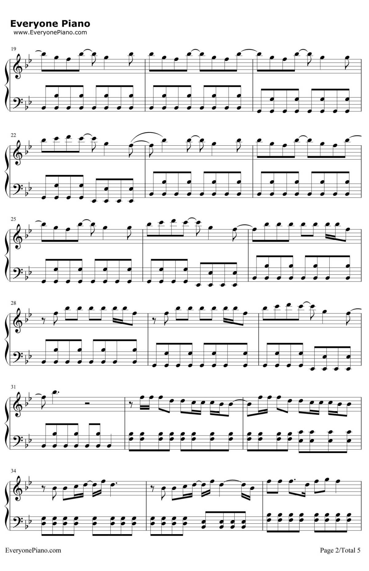 Roar（灵魂咆哮）钢琴谱-KatyPerry2