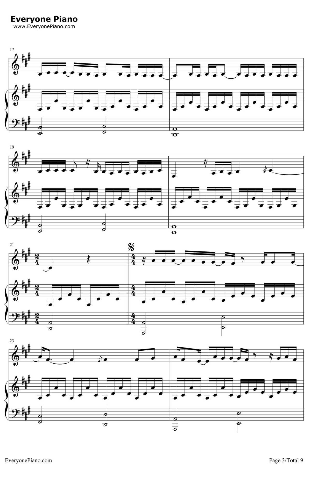 Some one Like You原版钢琴谱-Adele3