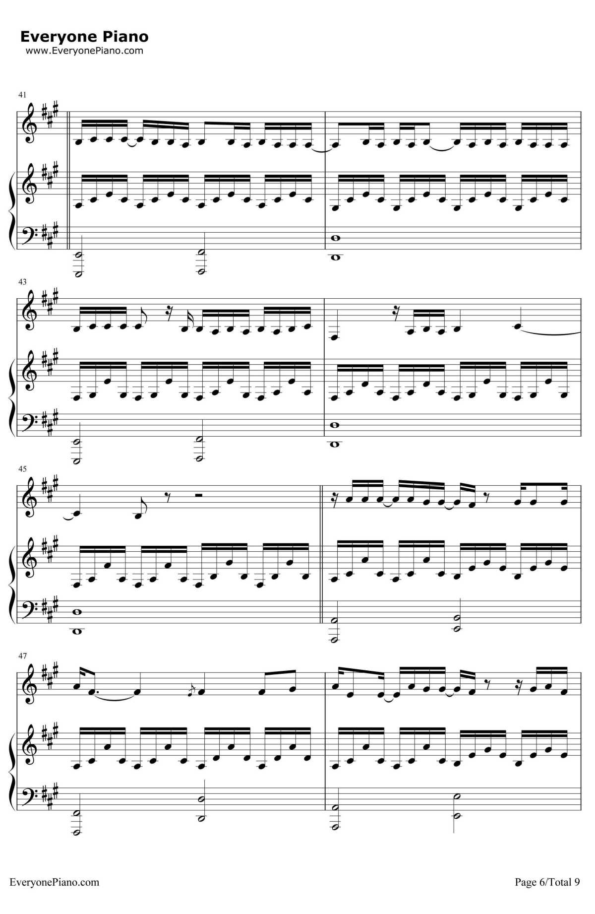 Some one Like You原版钢琴谱-Adele6