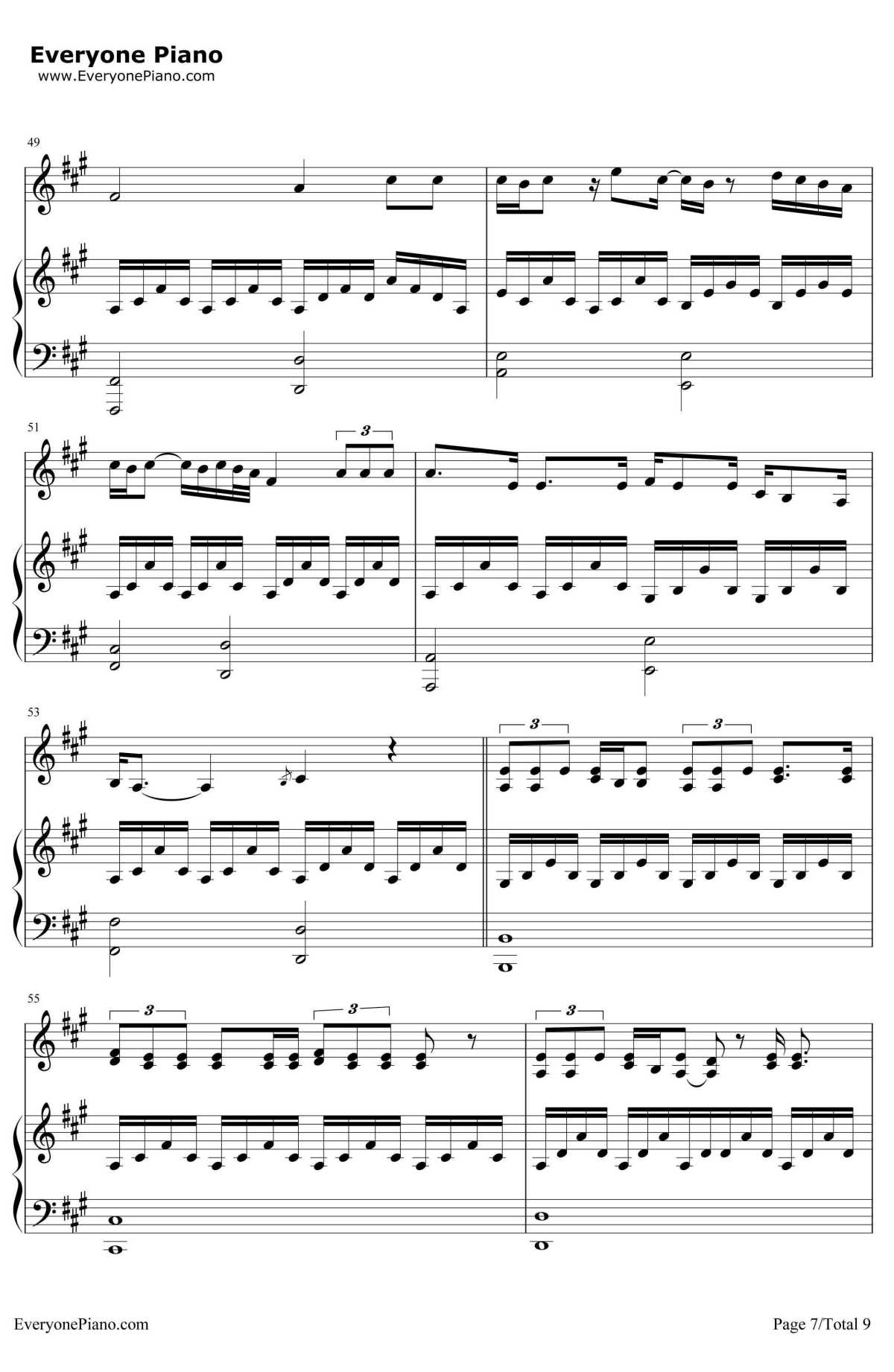 Some one Like You原版钢琴谱-Adele7