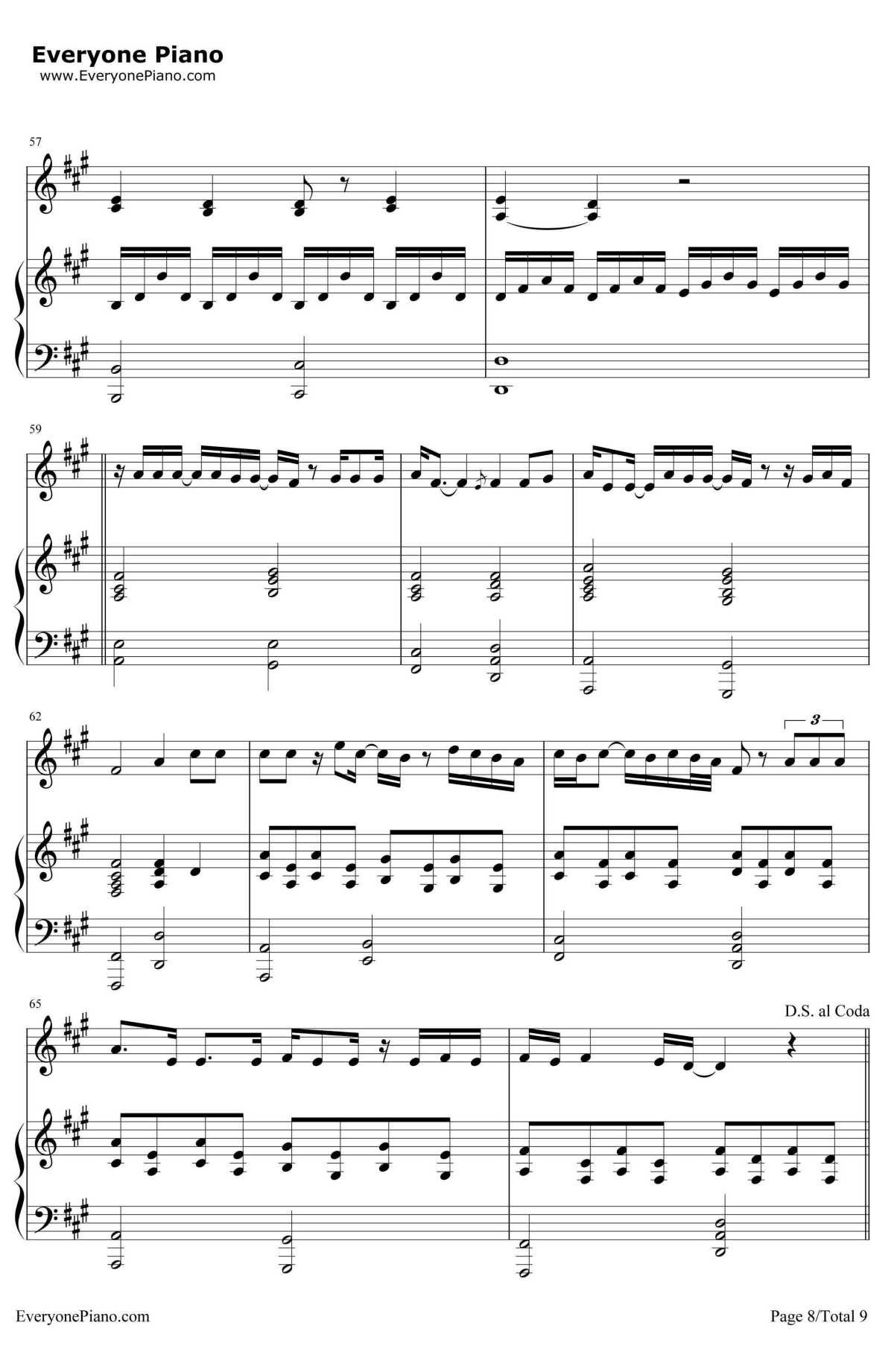 Some one Like You原版钢琴谱-Adele8