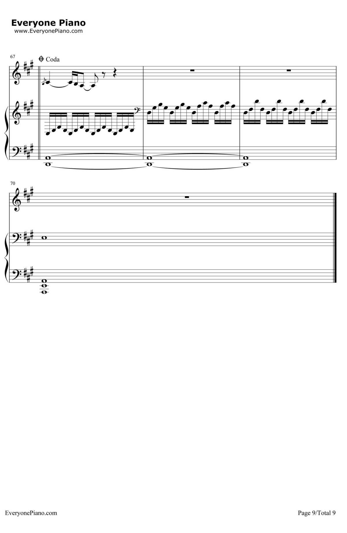 Some one Like You原版钢琴谱-Adele9