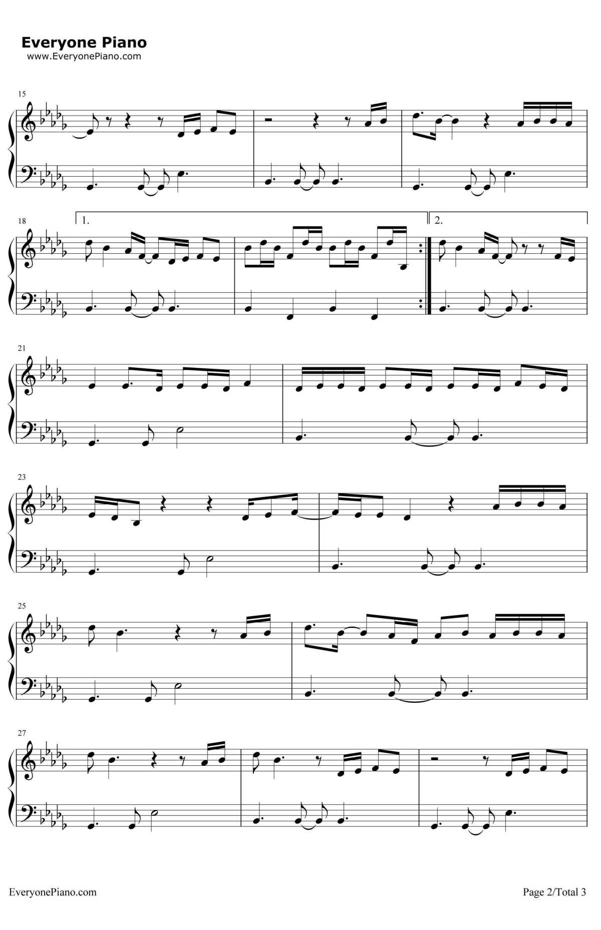 Mercy钢琴谱-BishopBriggs-《极限特工：终极回归》电影插曲2