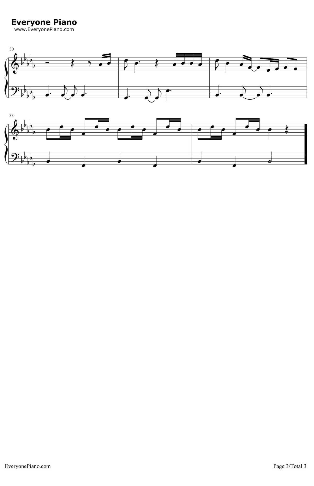 Mercy钢琴谱-BishopBriggs-《极限特工：终极回归》电影插曲3