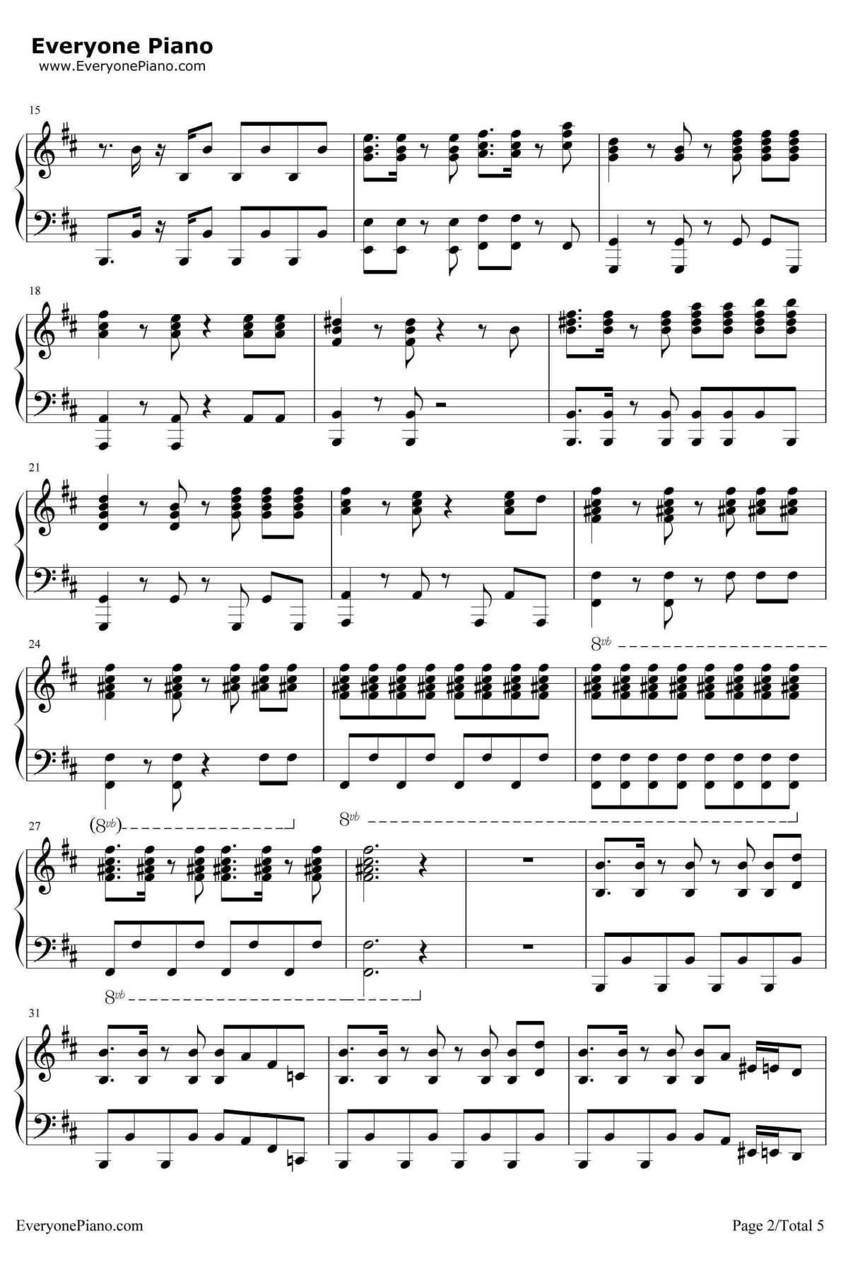 神曲钢琴谱-朴载相PSY-江南style-GangnamStyle2