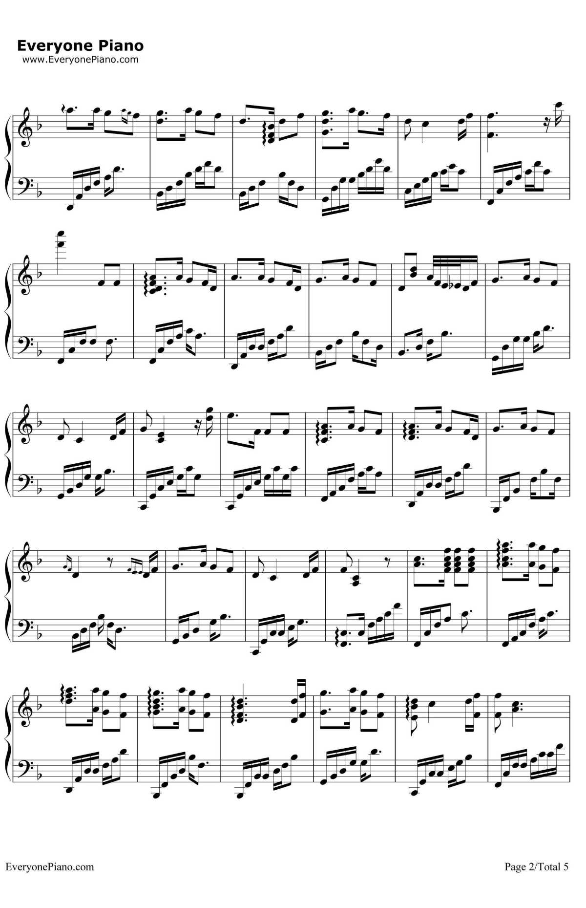 500 Miles钢琴谱--陈占美2