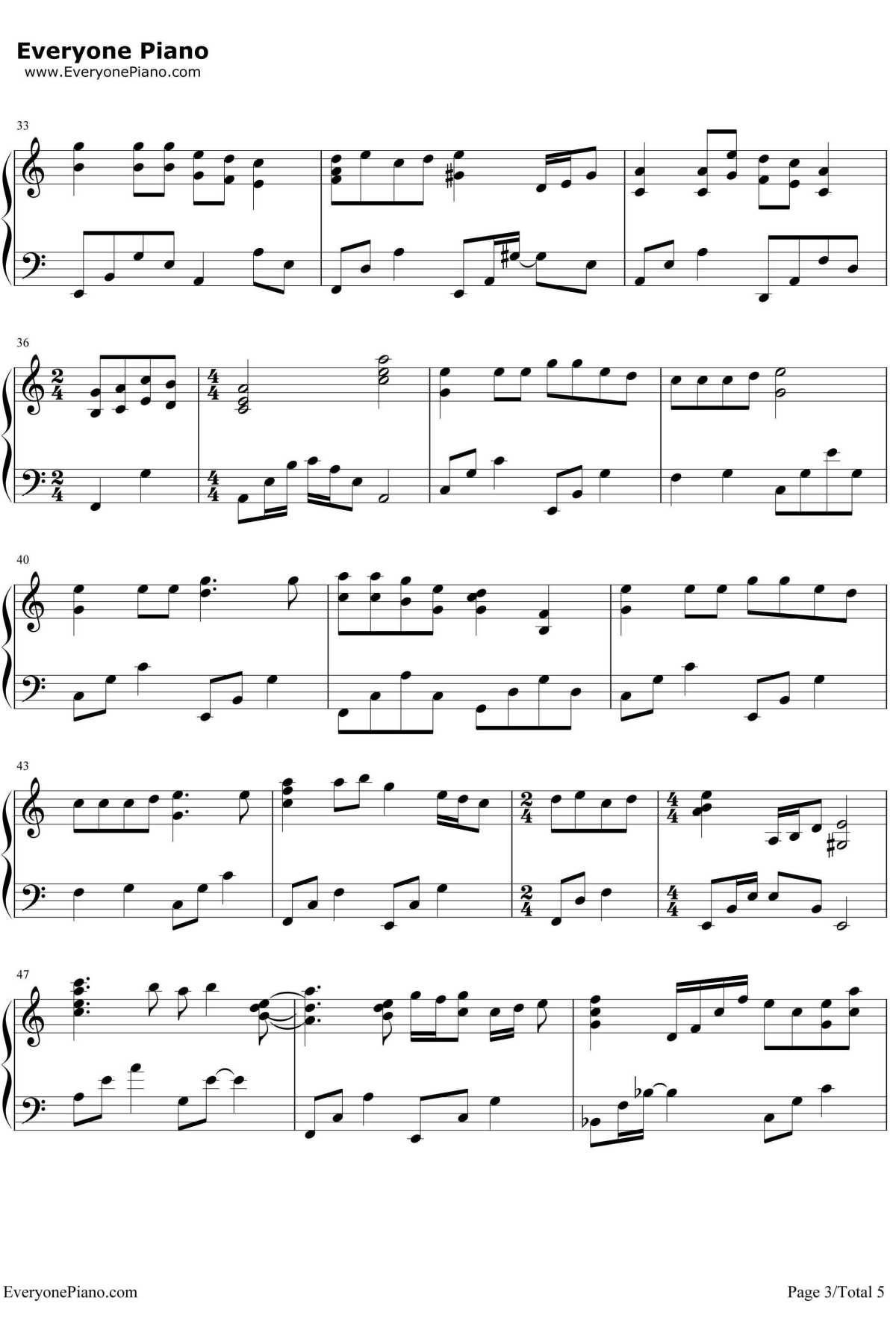 瑟鲁之歌钢琴谱-手岛葵-《地海战记》插曲3