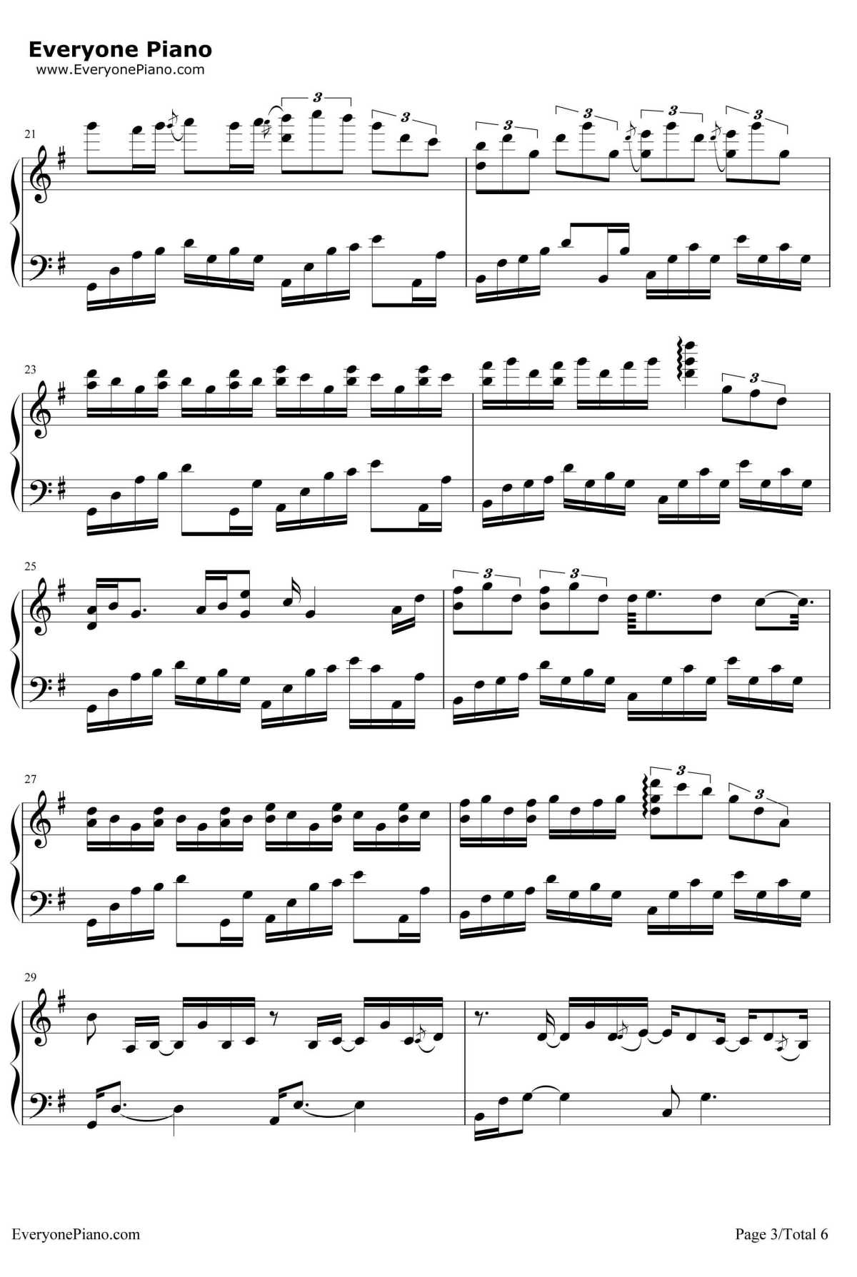 Its Your Day钢琴谱-Yiruma-Live3