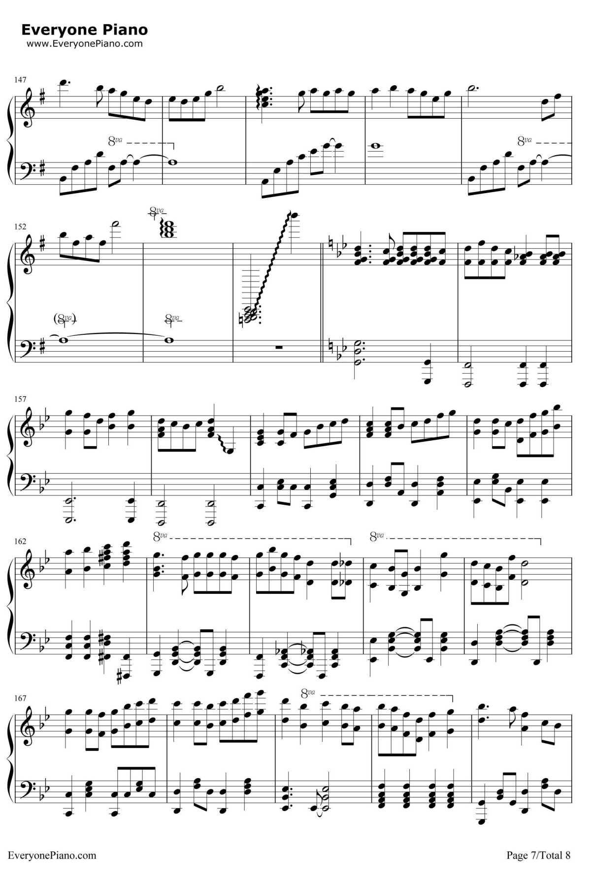 カゲロウデイズ钢琴谱-初音ミク7