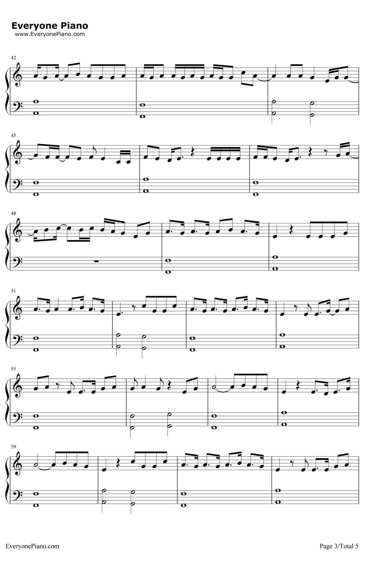 Scars To Your Beautiful钢琴谱-AlessiaCara3